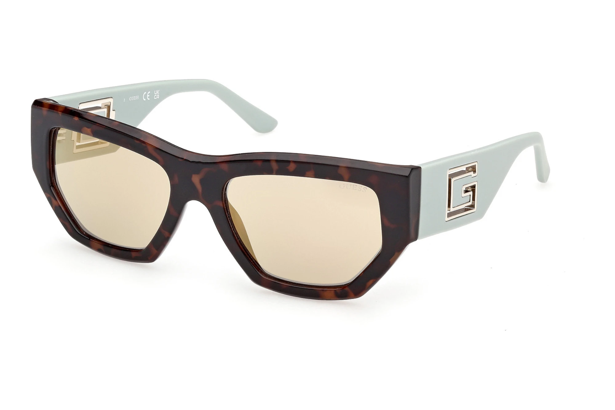Guess   GU00291 56Q grün verspiegeltDunkel Havanna