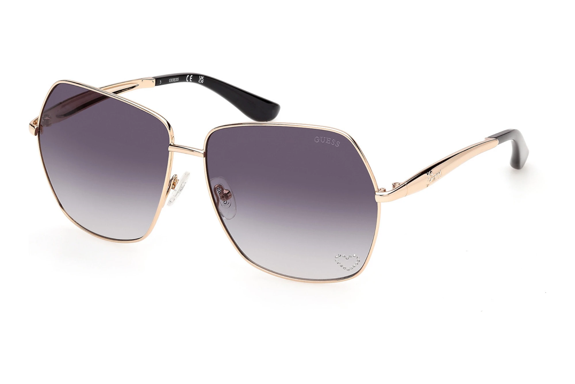 Guess   GU00309 32B grau verlaufendGlänzend Tiefgold