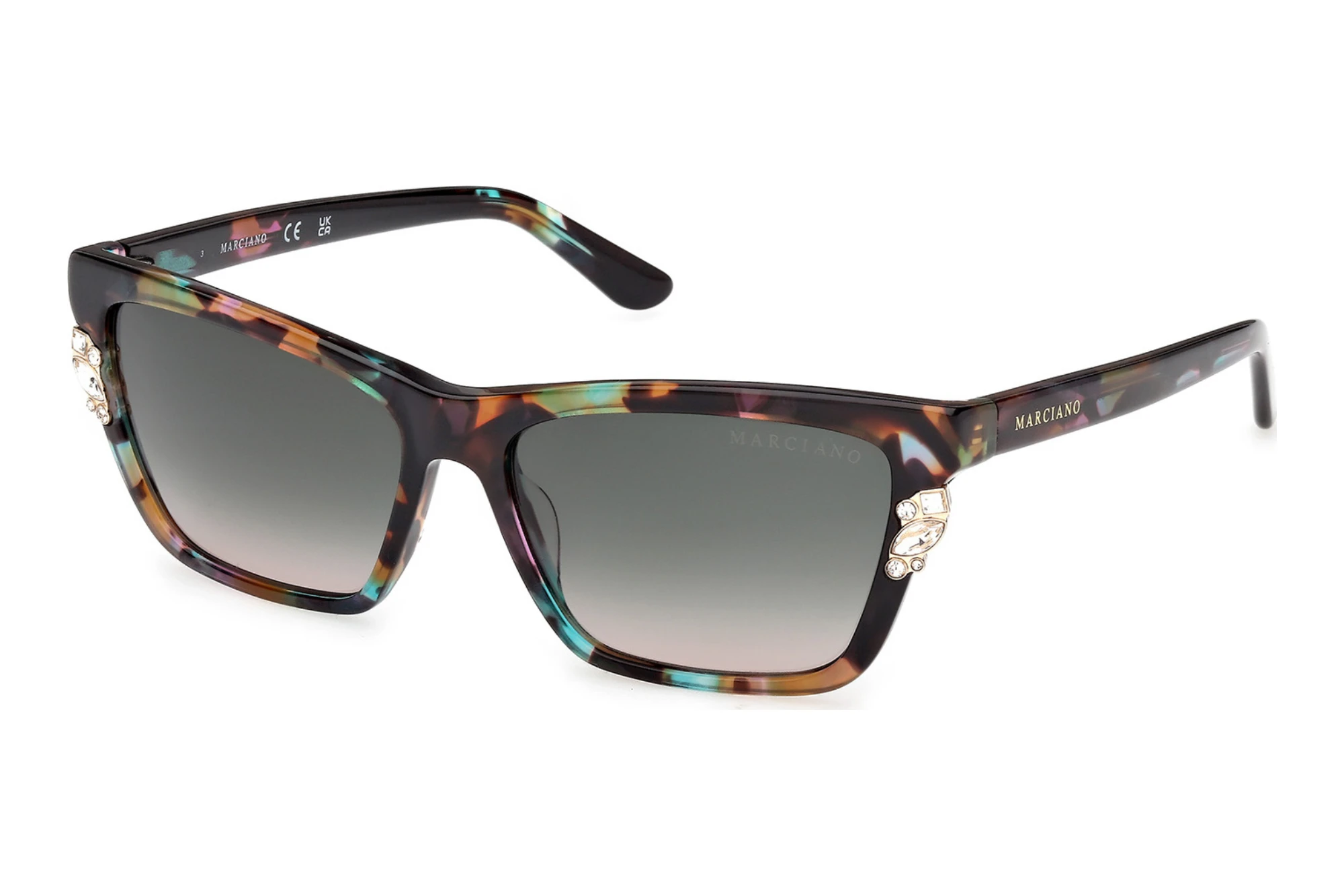 Guess by Marciano   GM00030 98B grau verlaufendDunkelgrün/Havanna