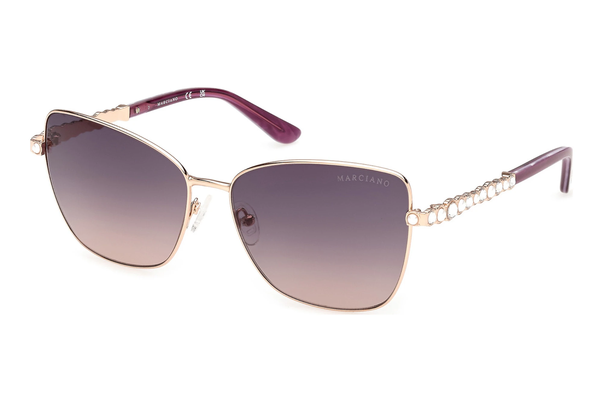 Guess by Marciano   GM00037 32Z violett verspiegeltGlänzend Blassgold