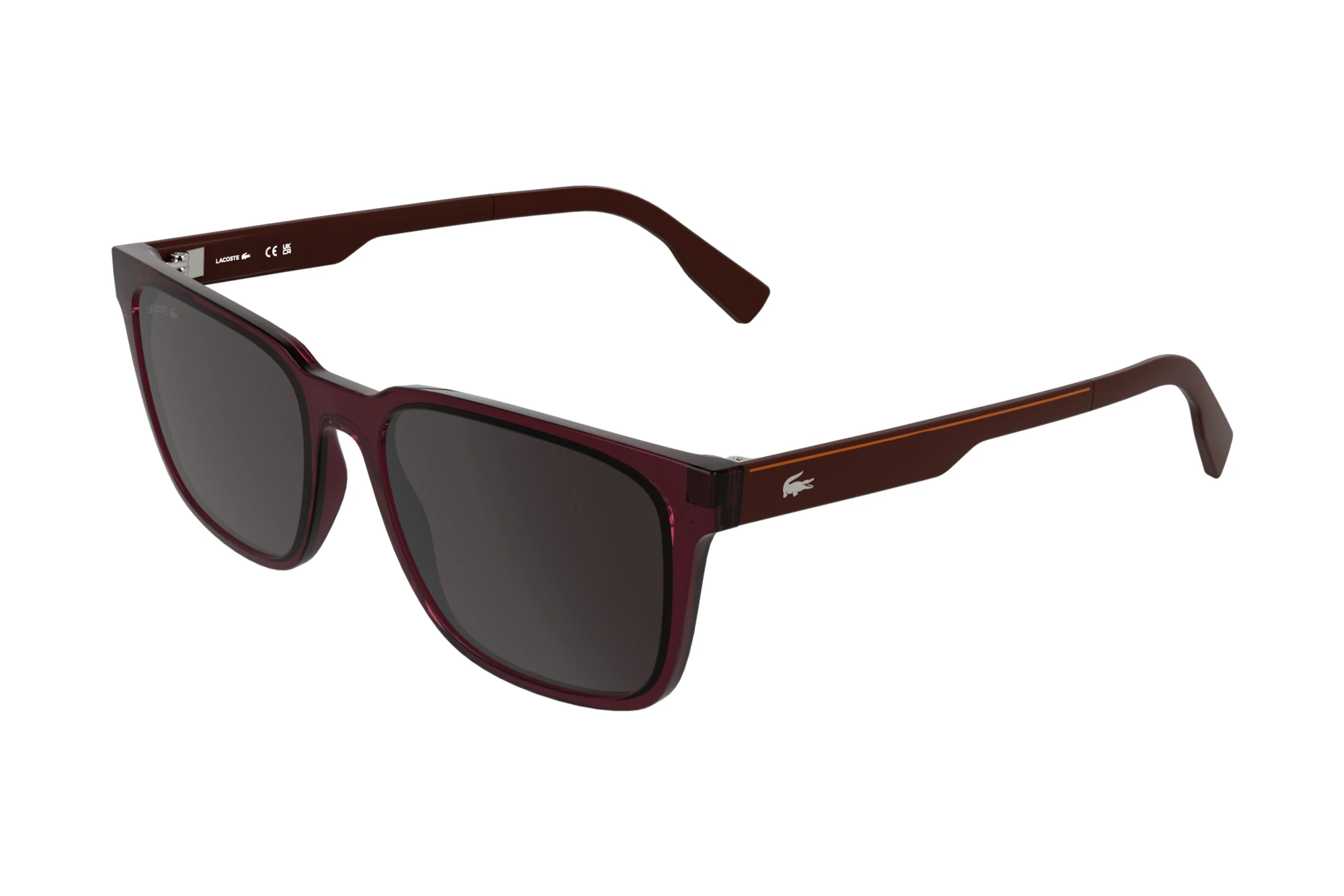 Lacoste   L6077S 601 _L6077STRANSPARENT BURGUNDY