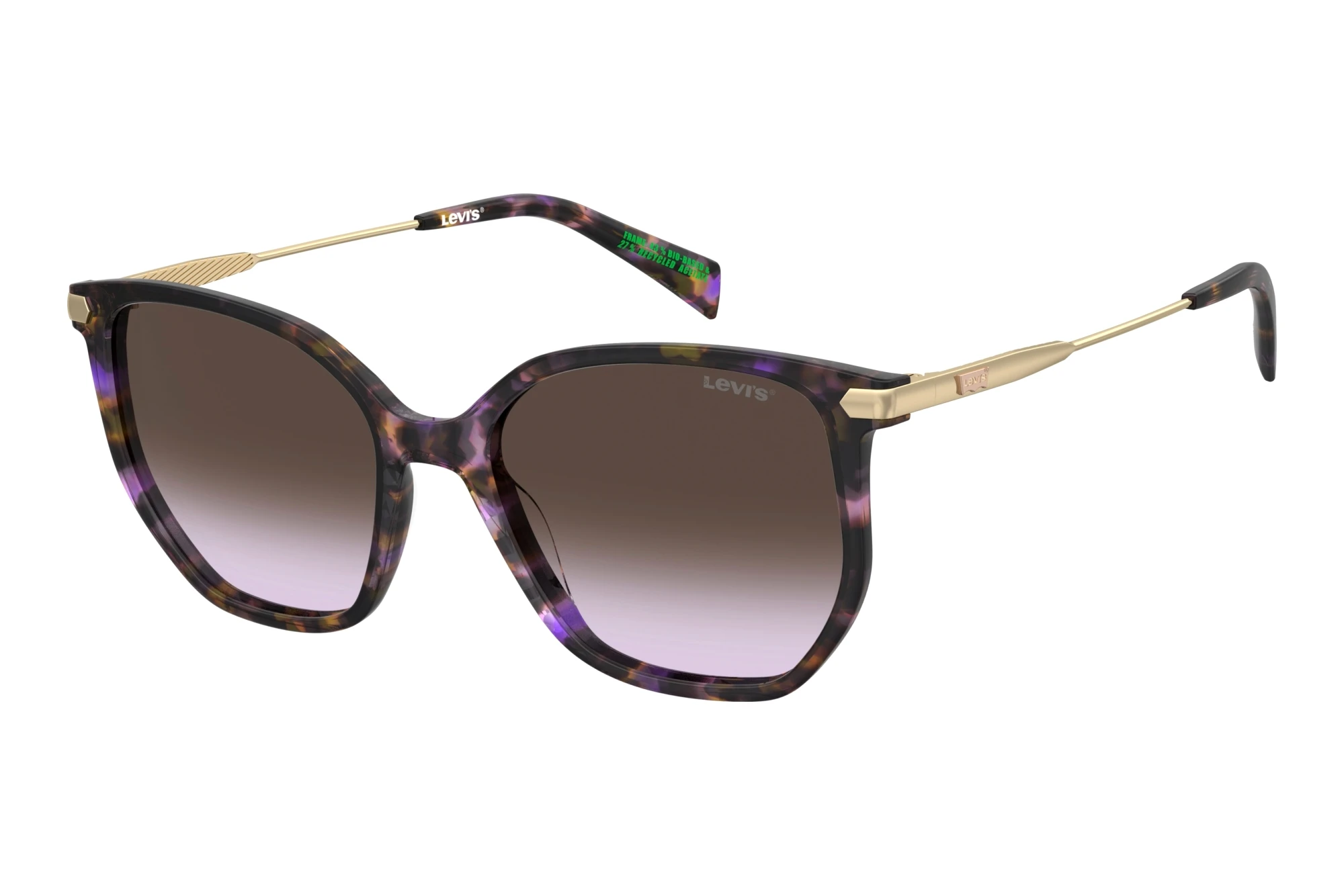 Levi's   LV 5094/S DEX/QR BROWN VIOLET DOUBLESHADEBROWN VIOLET HAVANA