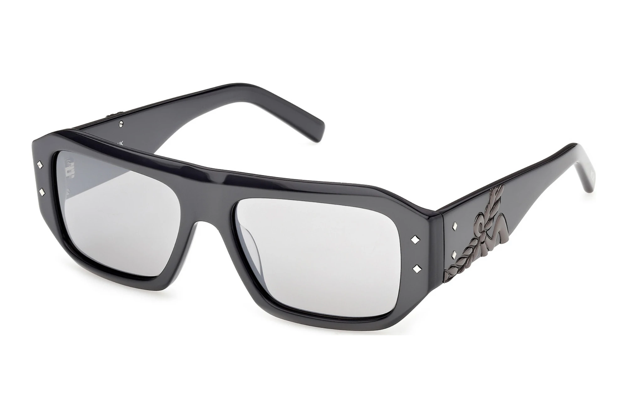 MCM Worldwide   MW0033 08C grau verspiegeltGlänzend Gunmetal