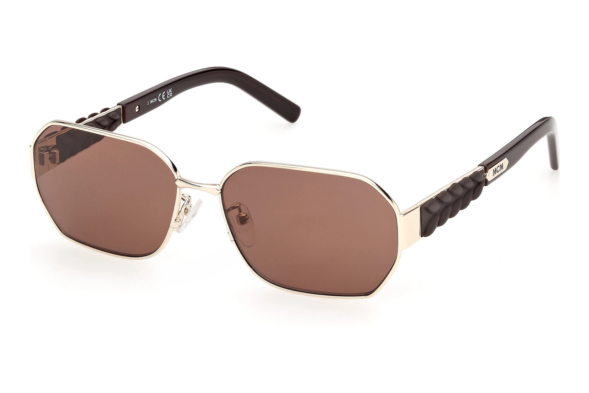 MCM Worldwide   MW0050-H 32E braunGlänzend Blassgold