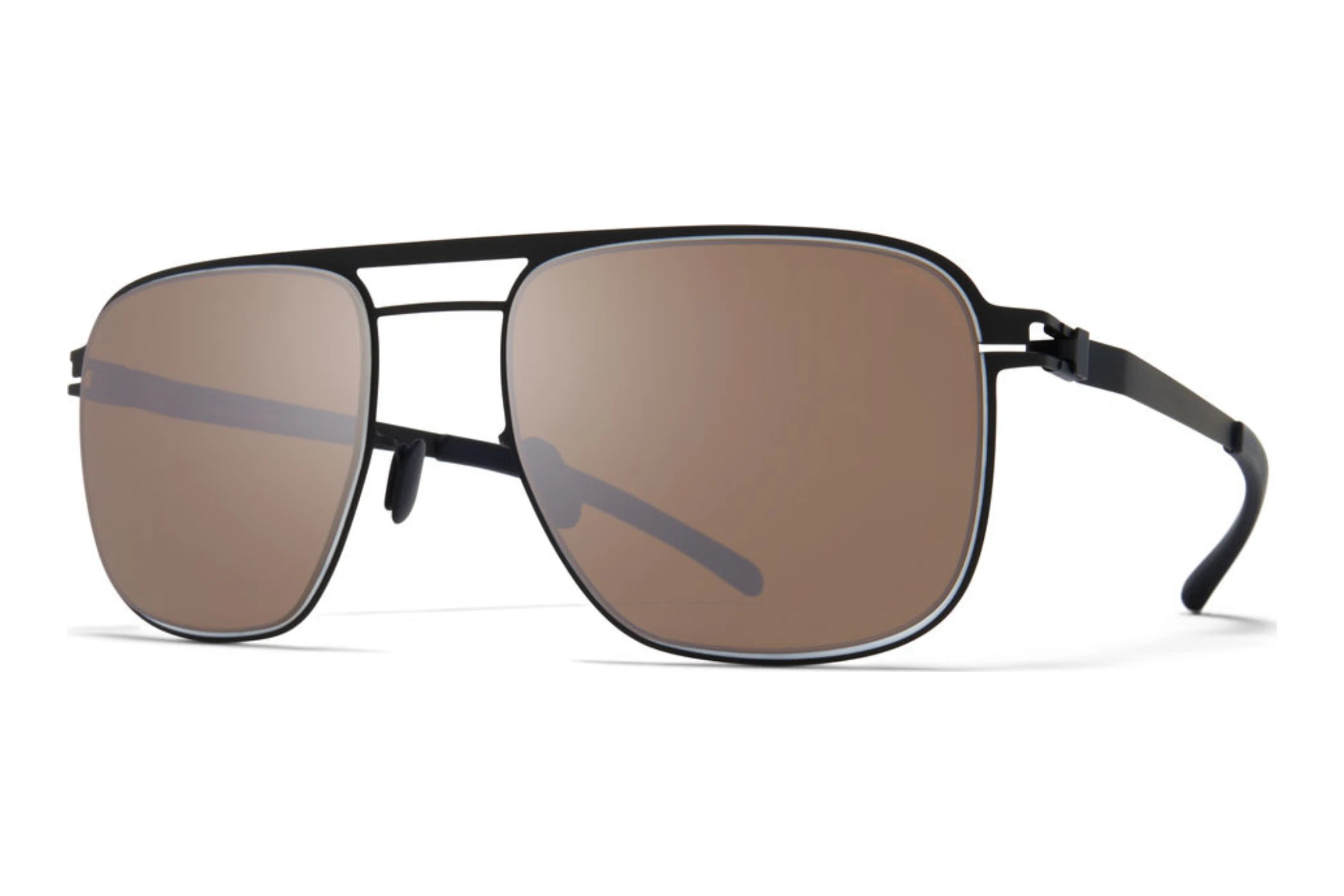 MYKITA   ELI SUN 363 PolPro Hi-Con BrownSilverFlashBlack/White