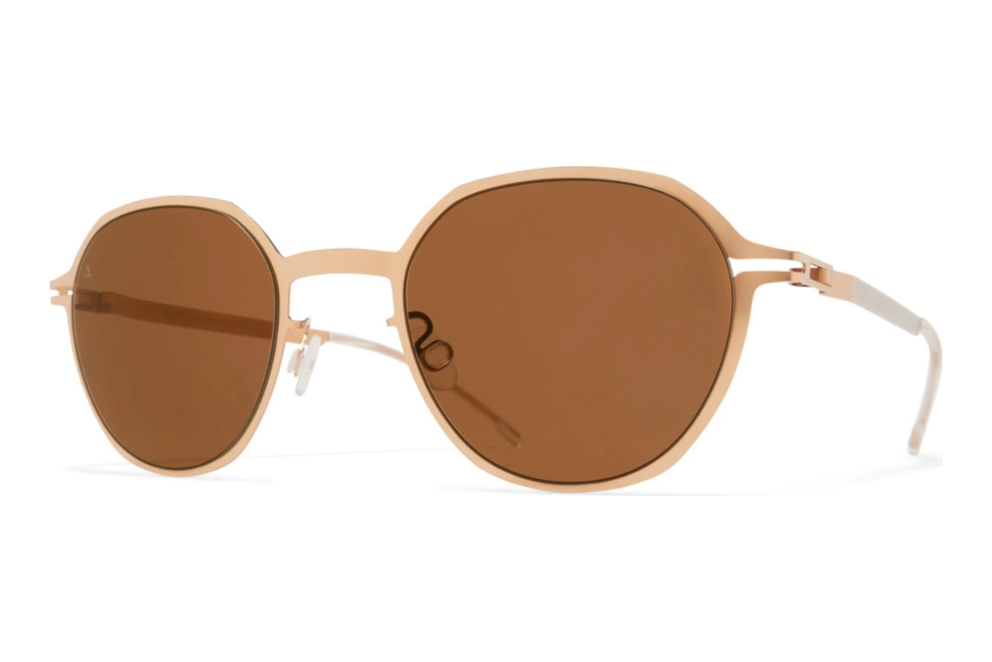 MYKITA   ML18 SUN 332 Leica Brown 85 SolidLeica Light Champagnegold