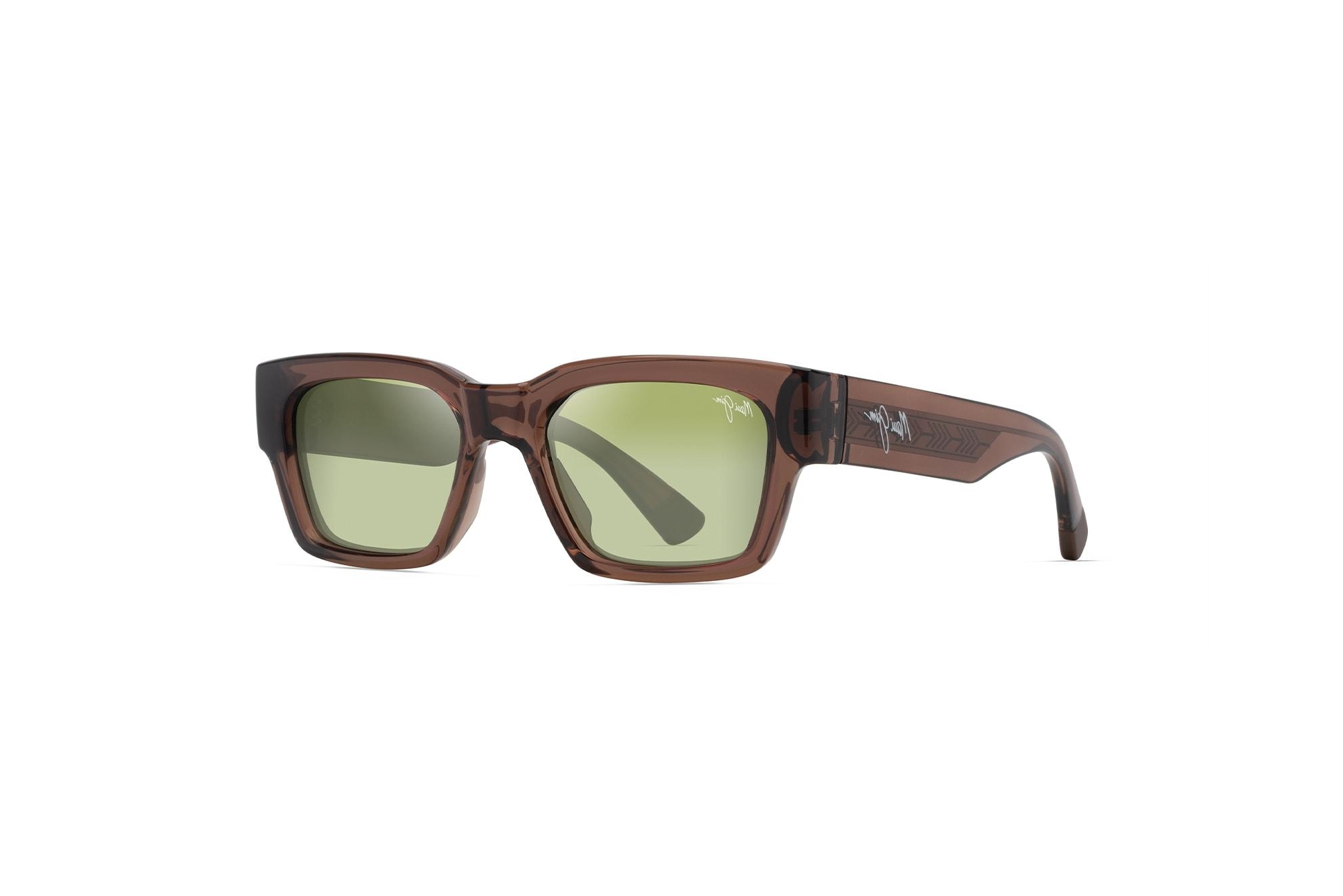 Maui Jim   Kenui HTS642-01A Maui HT™Shiny Trans Light Brown