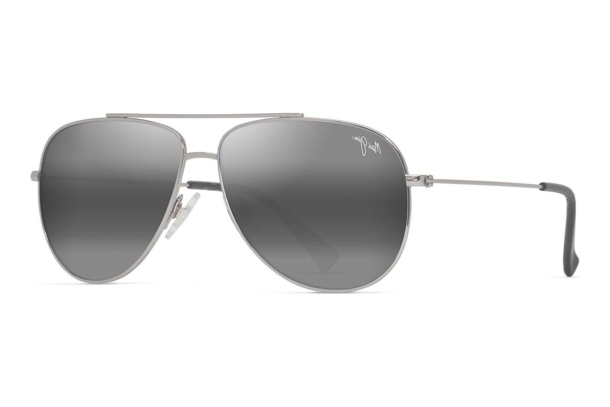 Maui Jim   MJ0589S 001 Neutral GreyShiny Silver w/Black