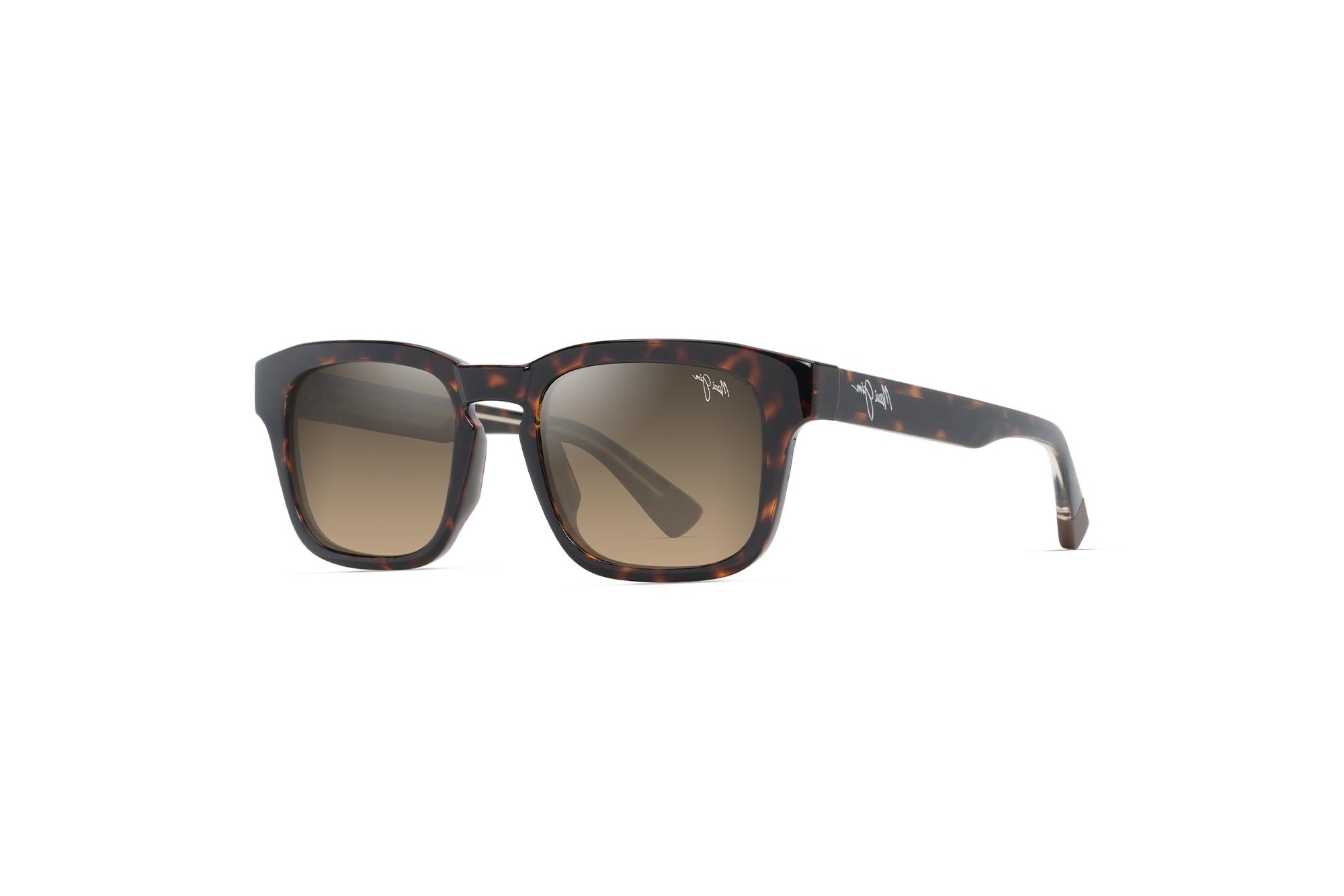 Maui Jim   Maluhia HS643-10 HCL® BronzeShiny Dark Havana w/Trans Yllw