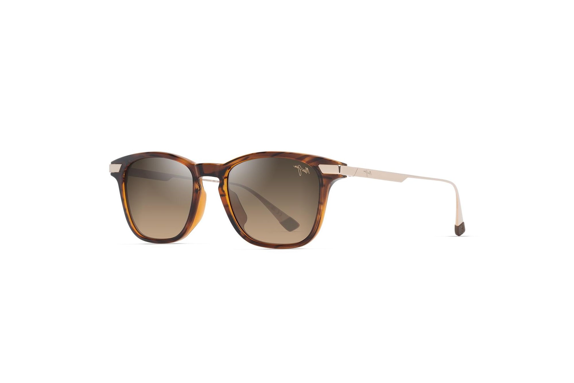 Maui Jim   ManaOlana HS623-10 HCL® BronzeShiny Dark Havana w/Gold