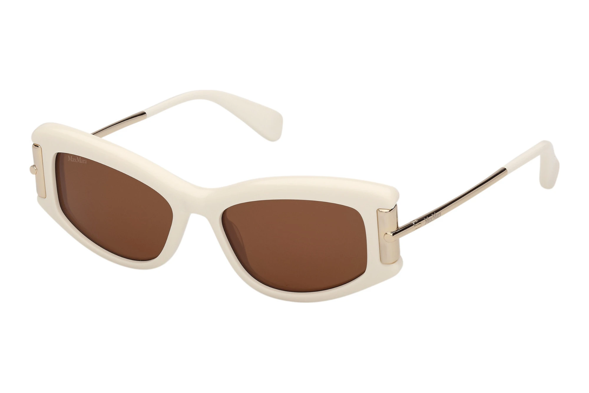 Max Mara   MM0189 25E braunGlänzend Weiss