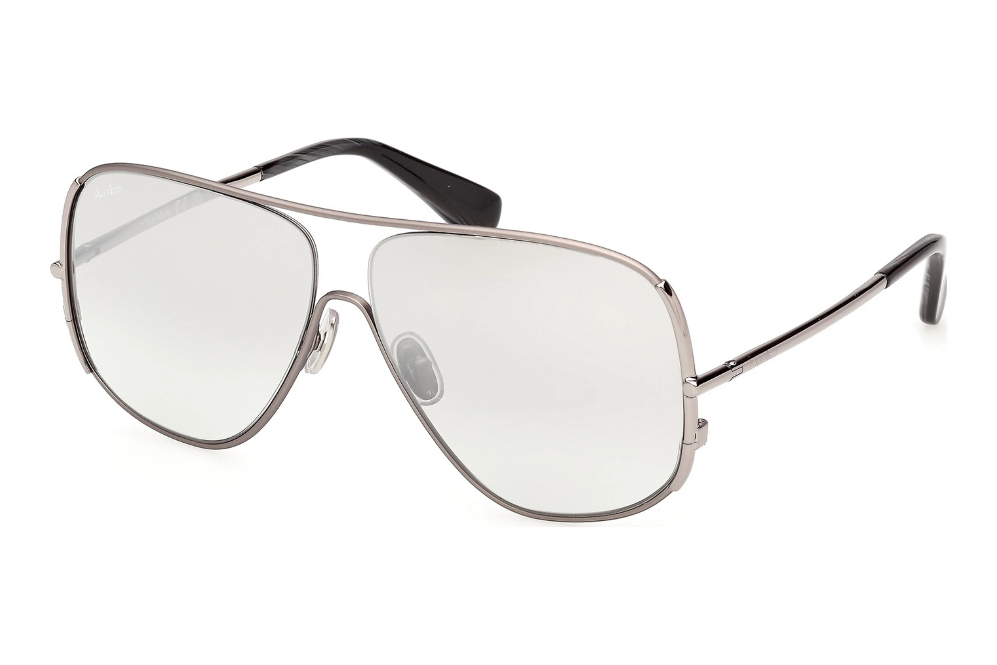 Max Mara   MM0190 15C grau verspiegeltMatt Hell Ruthenium