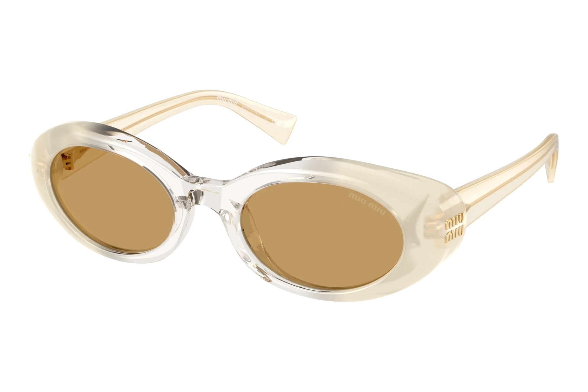Miu Miu   MU B09S 21R10Y BrownOpal Milk/Grey/Opal Milk