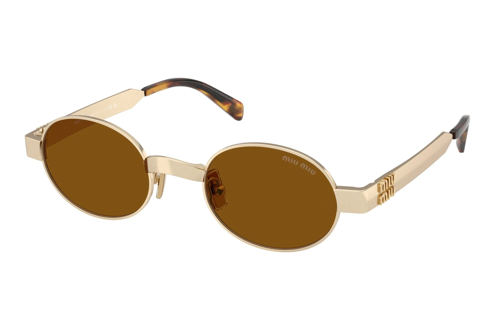 Miu Miu   MU B51S 22M20V Dark BronzeOld Gold