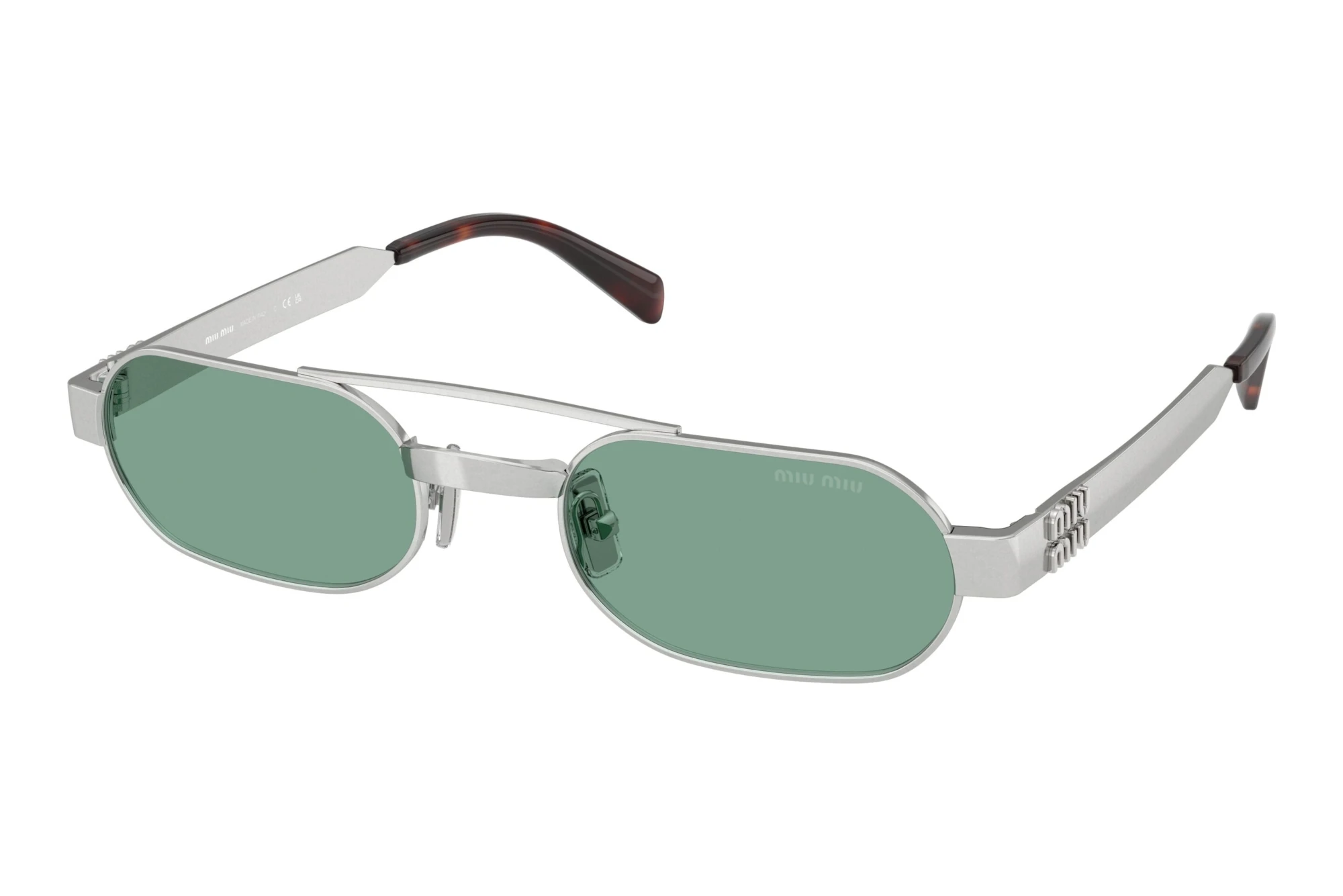 Miu Miu   MU B52S 21M40Y GreenAncient Silver