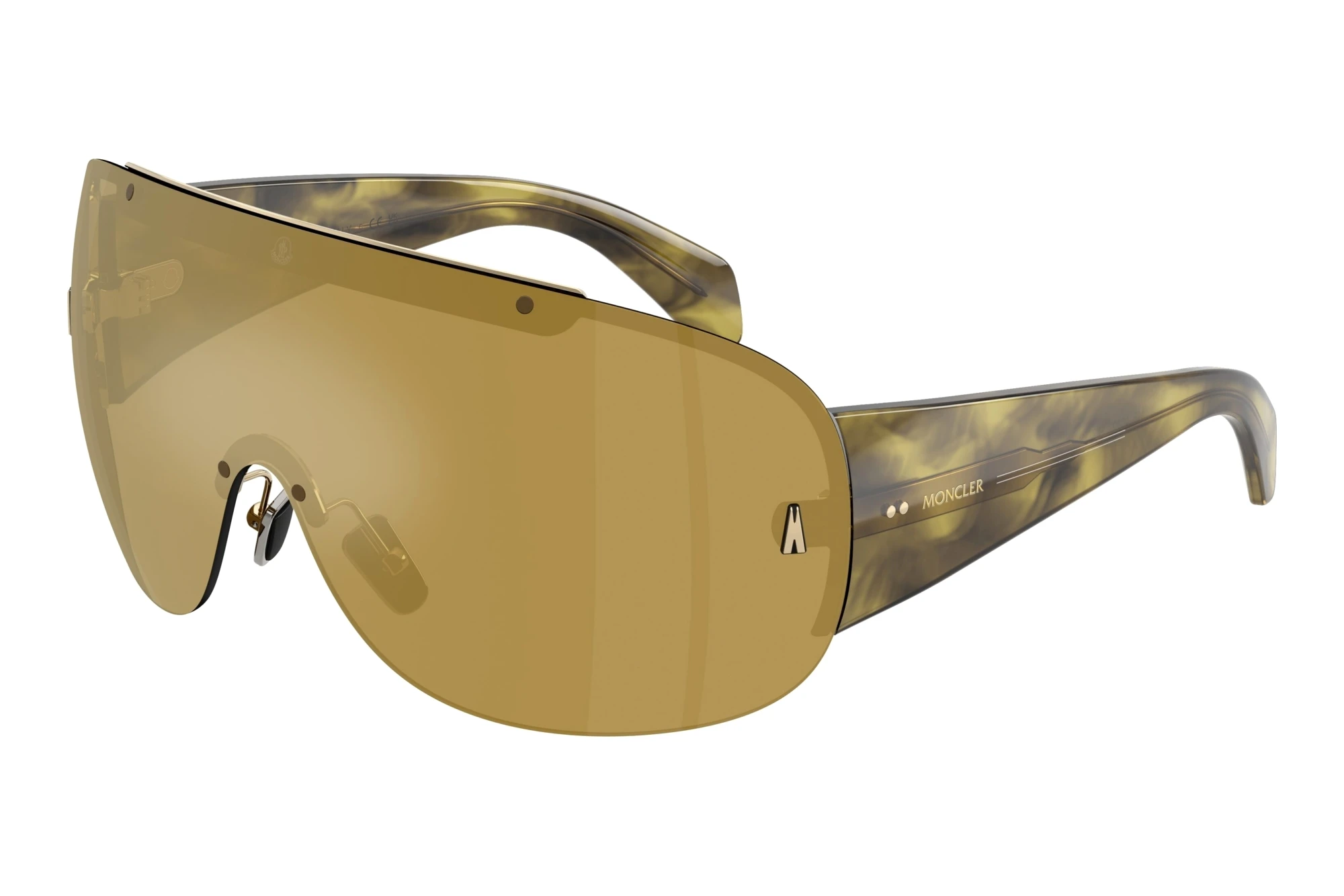 Moncler   ME4012 10077I Brown SolidShiny Pale Gold