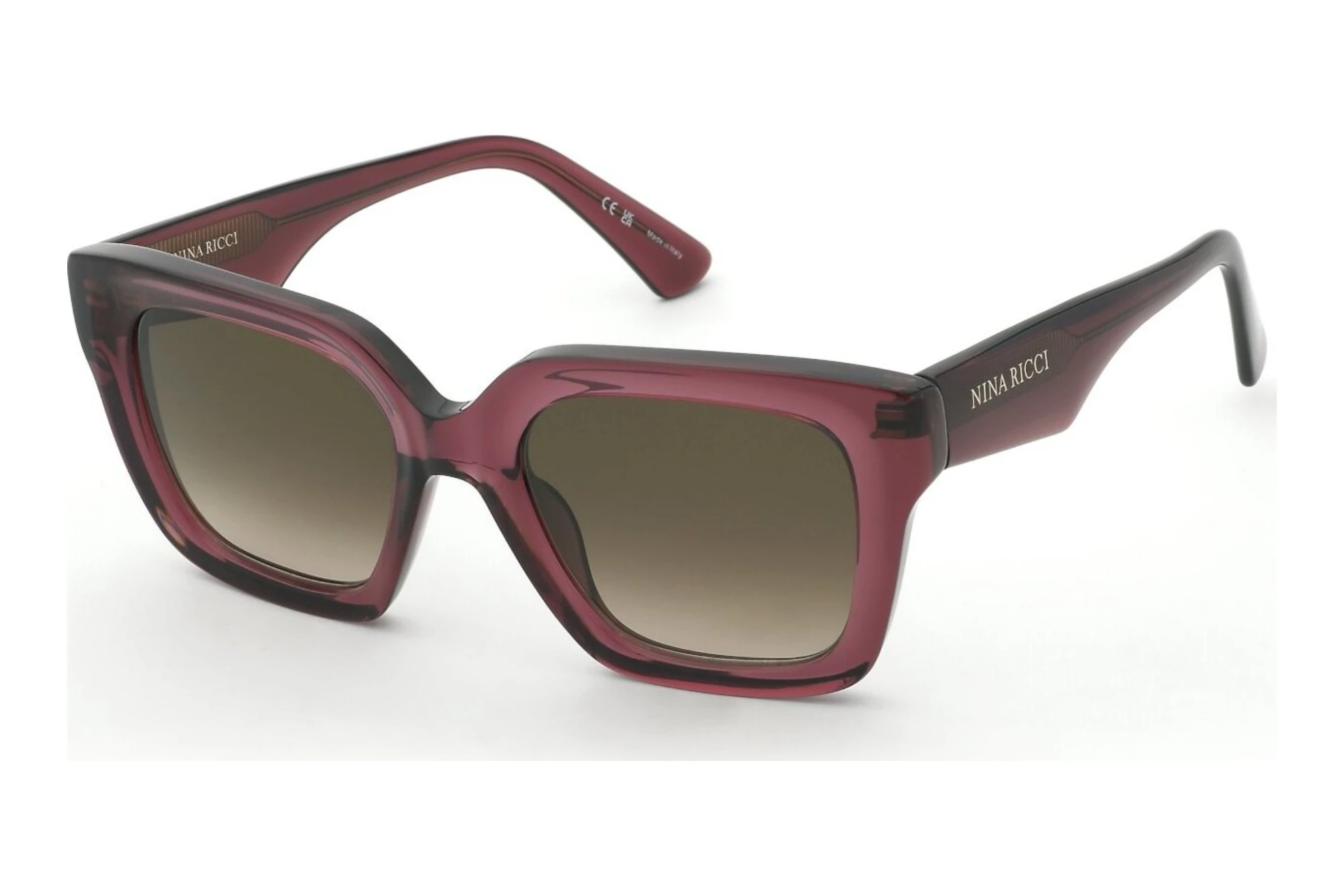 Nina Ricci   SNR458 03GB BROWN GRADIENTSHINY TRANSPARENT FUXIA