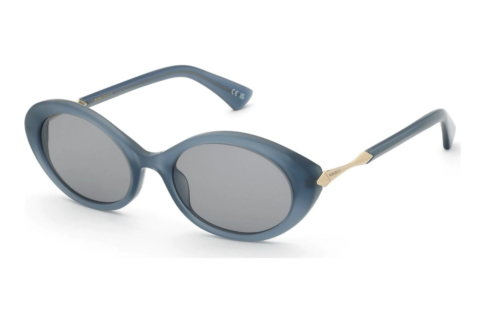 Nina Ricci   SNR481 0W47 SMOKESHINY TRANSP.BLUE