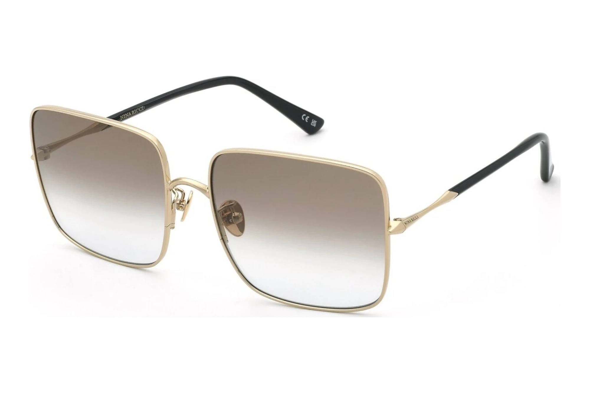 Nina Ricci   SNR483 0300 BROWN GRADIENT BLUESHINY ROSE GOLD