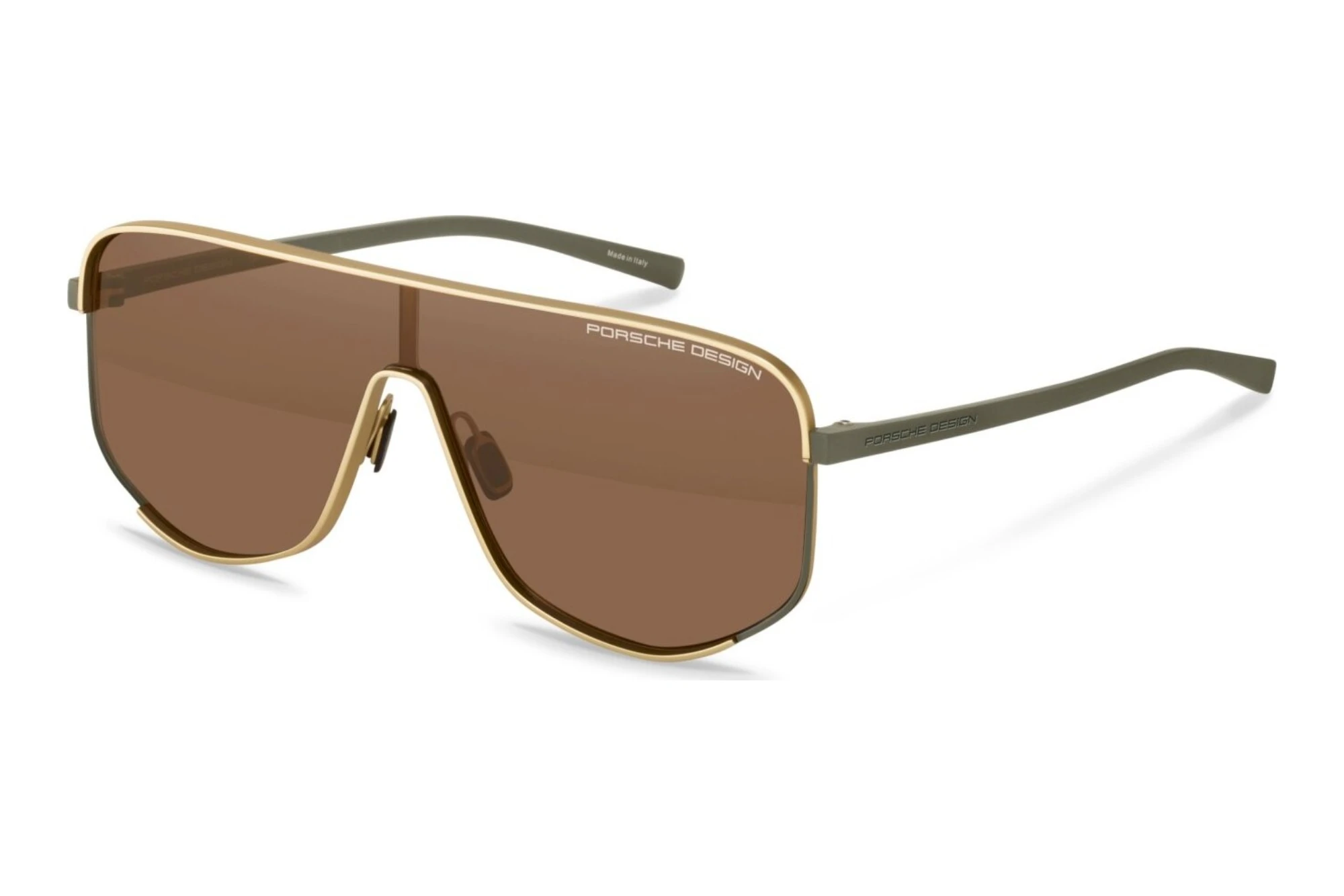 Porsche Design   P86007 B805 BROWNGOLD/OLIVE GREEN