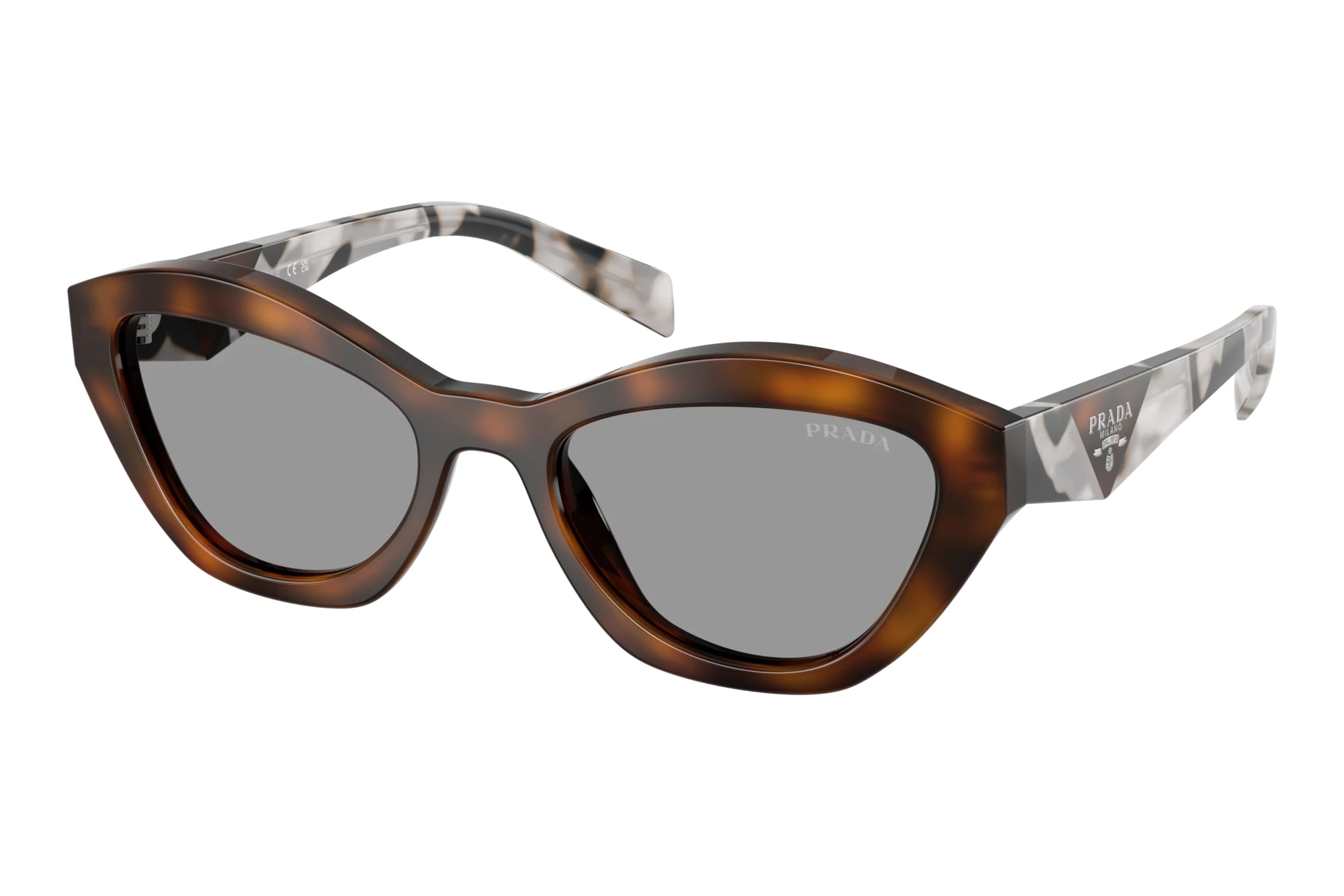 Prada   PR A02S 20D50Q GreyJuniper Tortoise