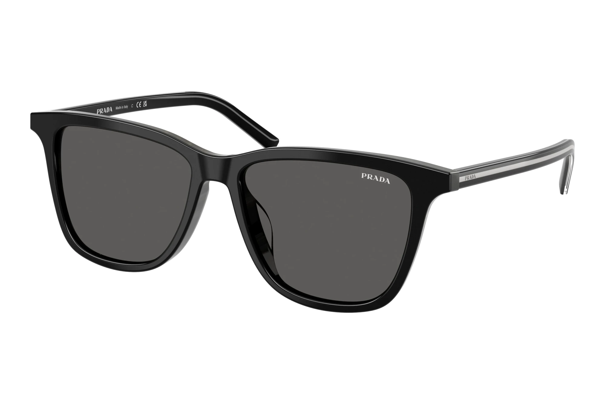 Prada   PR D18SD 29O20Z Dark GreyBlack/basalt Horn