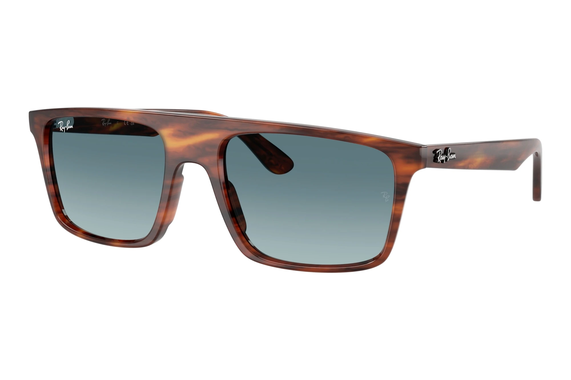 Ray-Ban   RB2222 954/3M Blue Gradient GreyStriped Havana