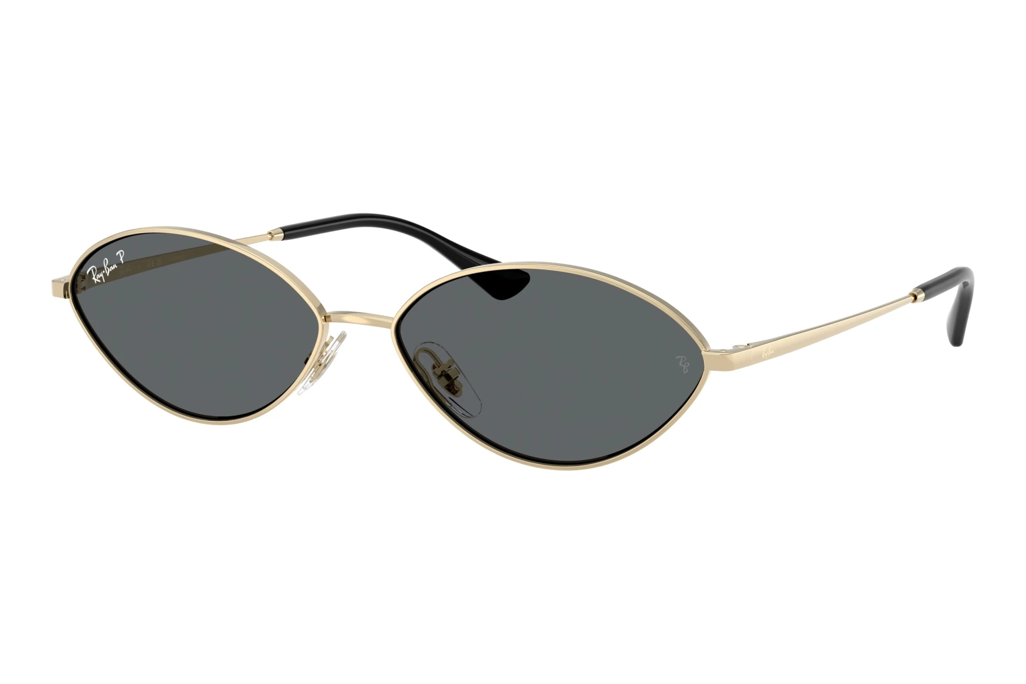 Ray-Ban   RB3757 921381 Dark Grey PolarizedPale Gold