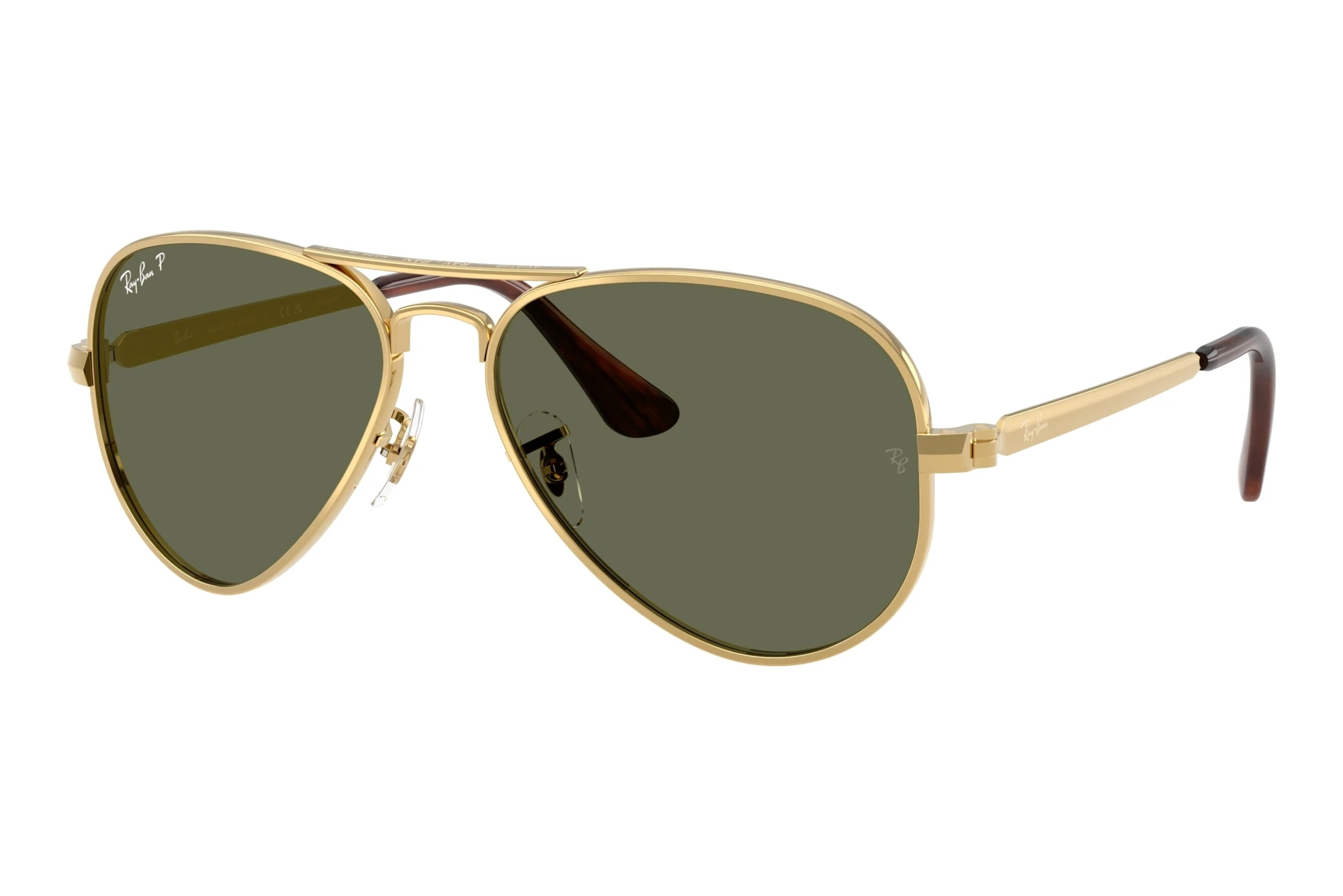 Ray-Ban   RB3925 001/58 Green PolarizedArista Gold