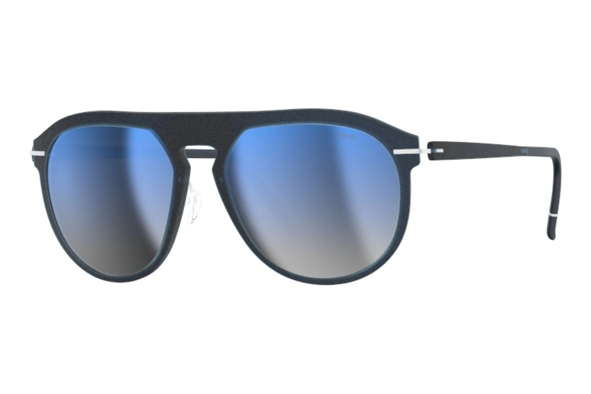 Silhouette   4083 4510 blackSLM Blue Mirror Gradient