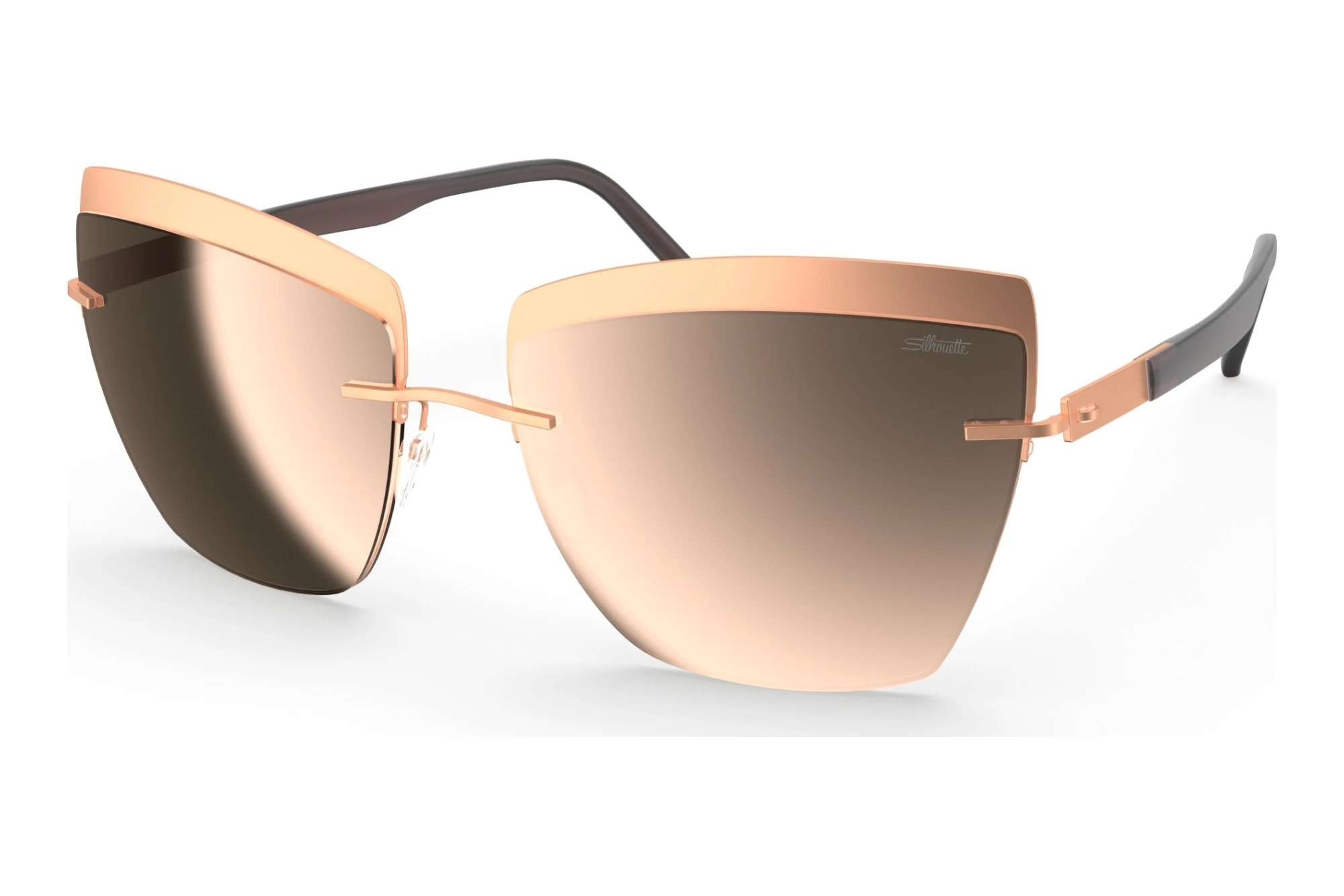 Silhouette   8189 3530 brownGlossy Caramel Mirror
