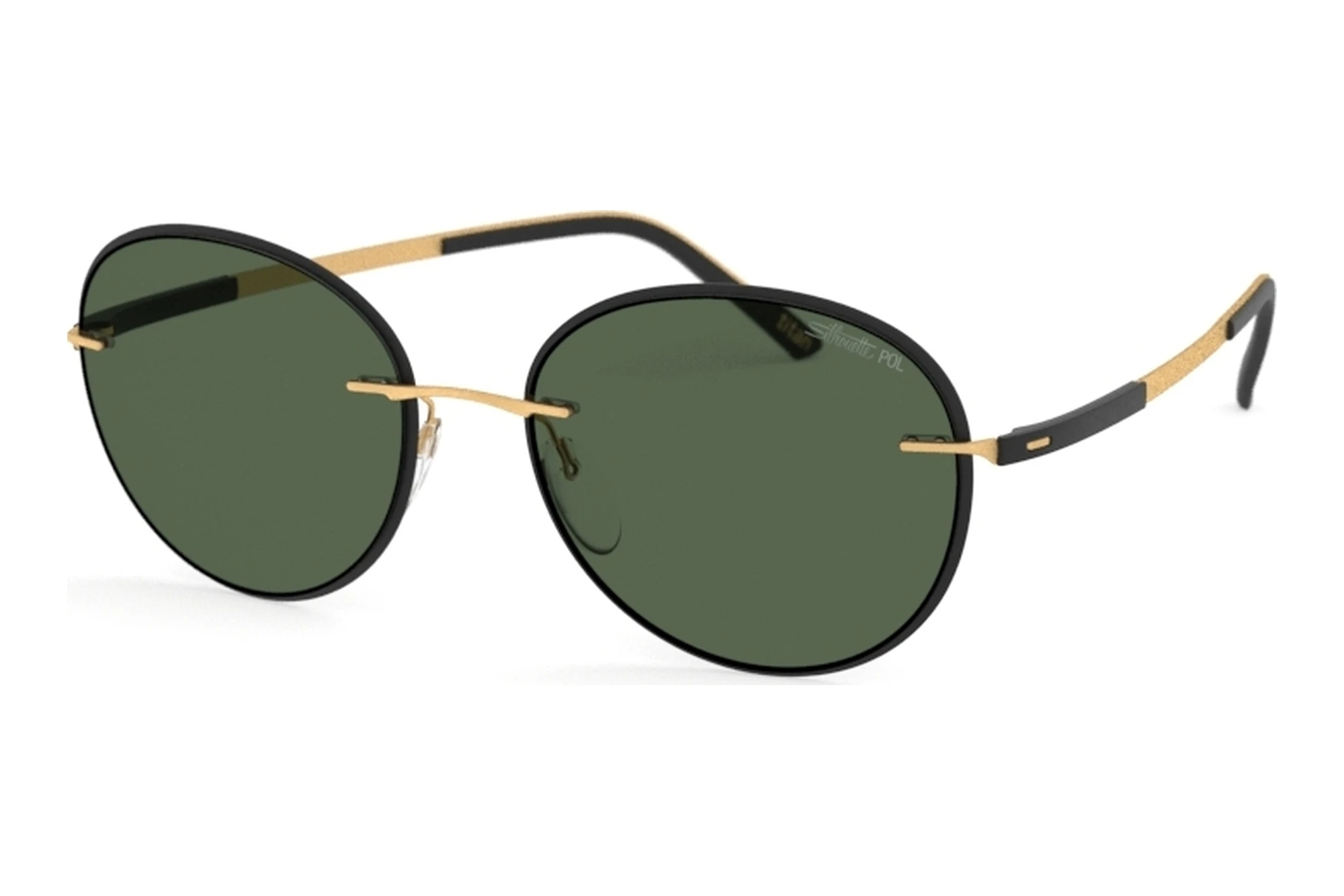Silhouette   8720 9030 greenmidnight tortoise matte