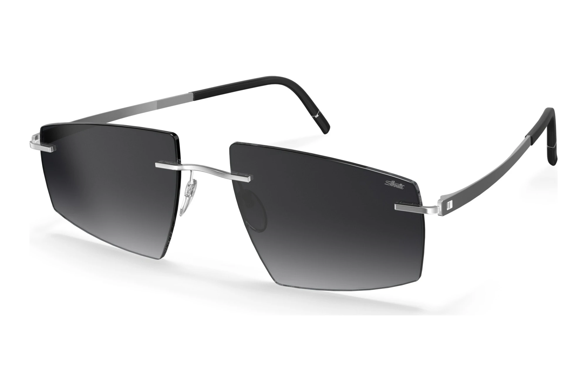 Silhouette   8747 7000 blackRhodium / White Gold Diamonds