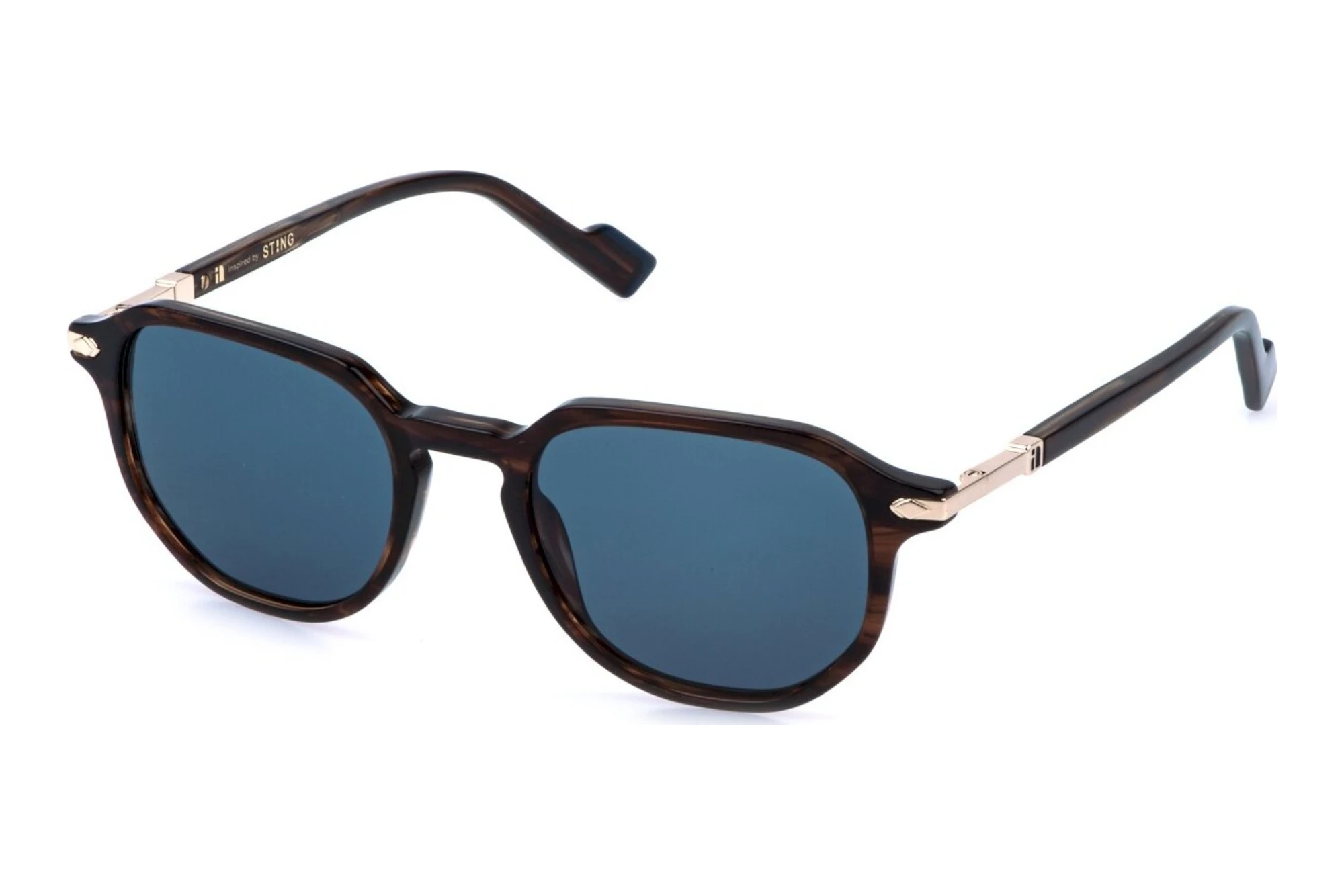 Sting   SST601 0GEQ BLUEBLACK GRAD.STRIPED BROWN/OCHRE
