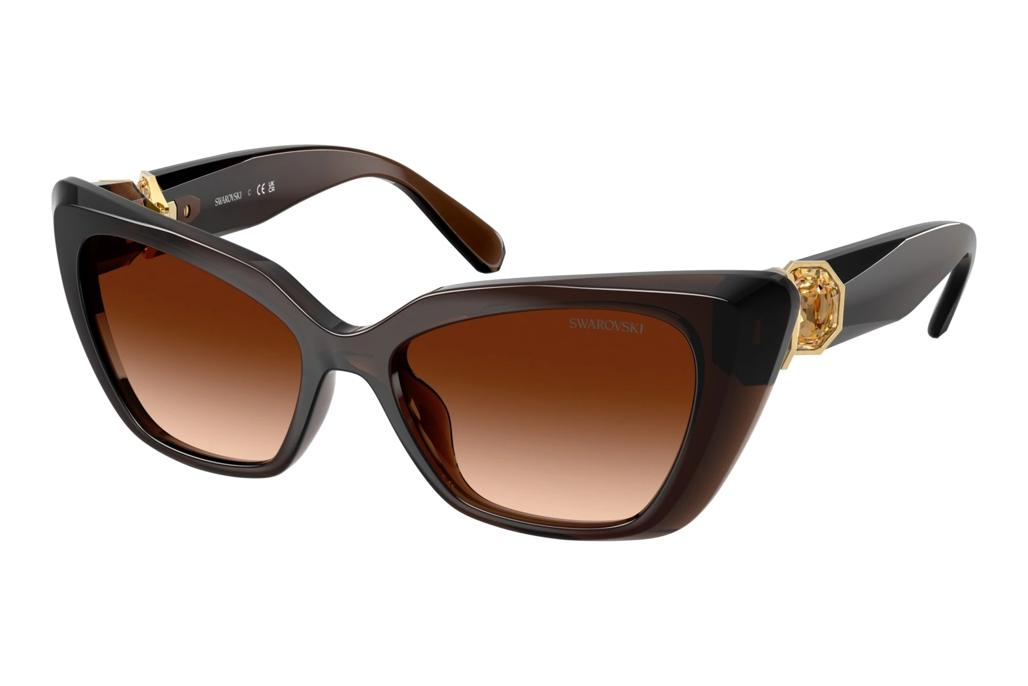 Swarovski   SK6047 108474 Brown GradientTransparent Brown