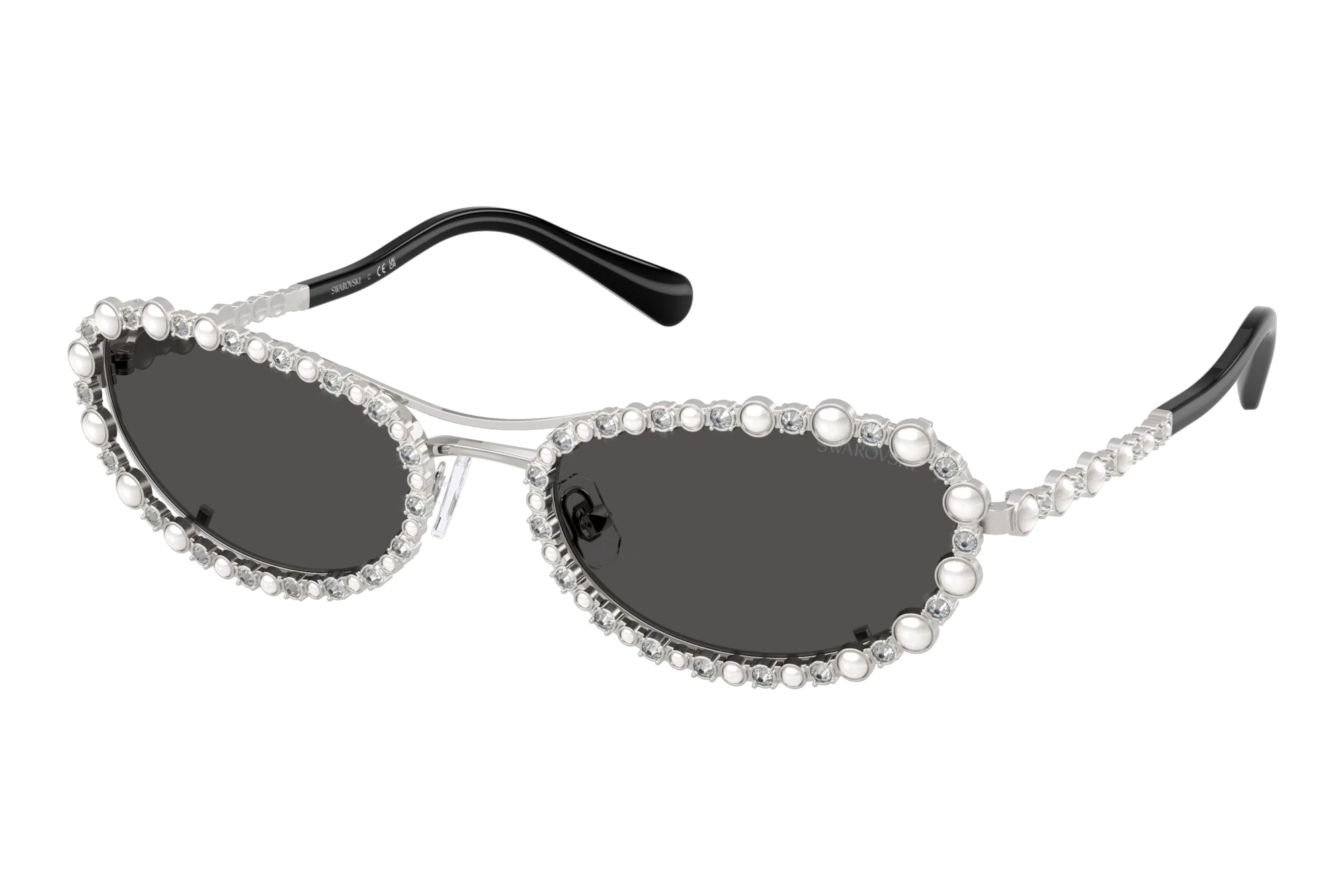 Swarovski   SK7044 400187 Dark GreySilver
