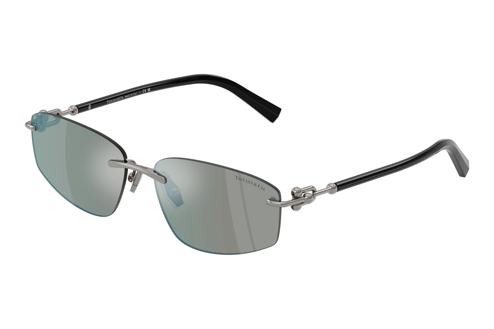 Tiffany   TF3114 600325 Grey Mirror Milky BlueGunmetal