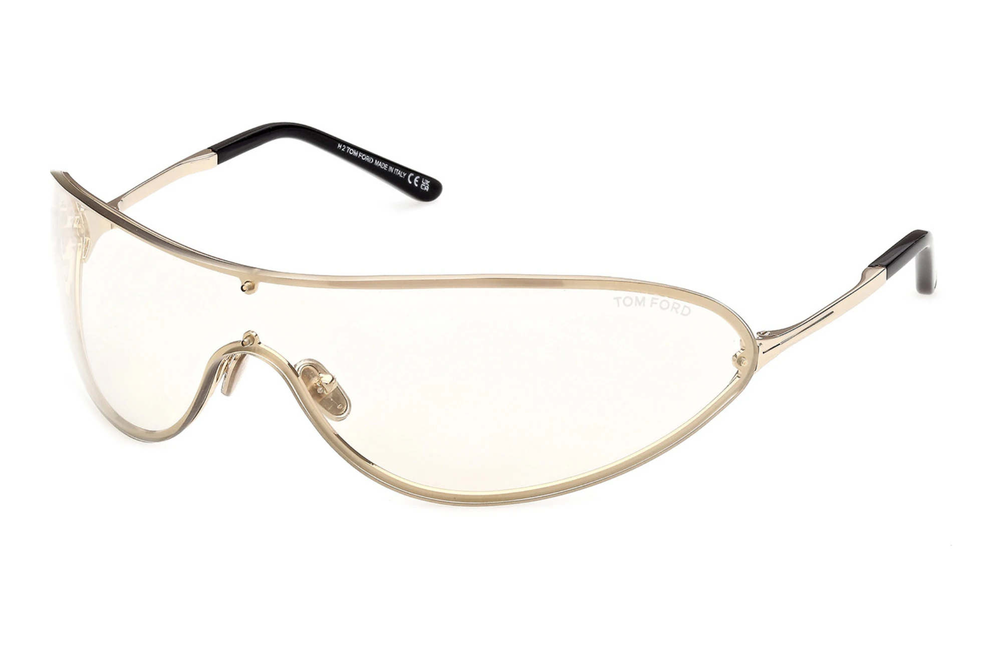 Tom Ford   FT1396 32C grau verspiegeltGlänzend Blassgold