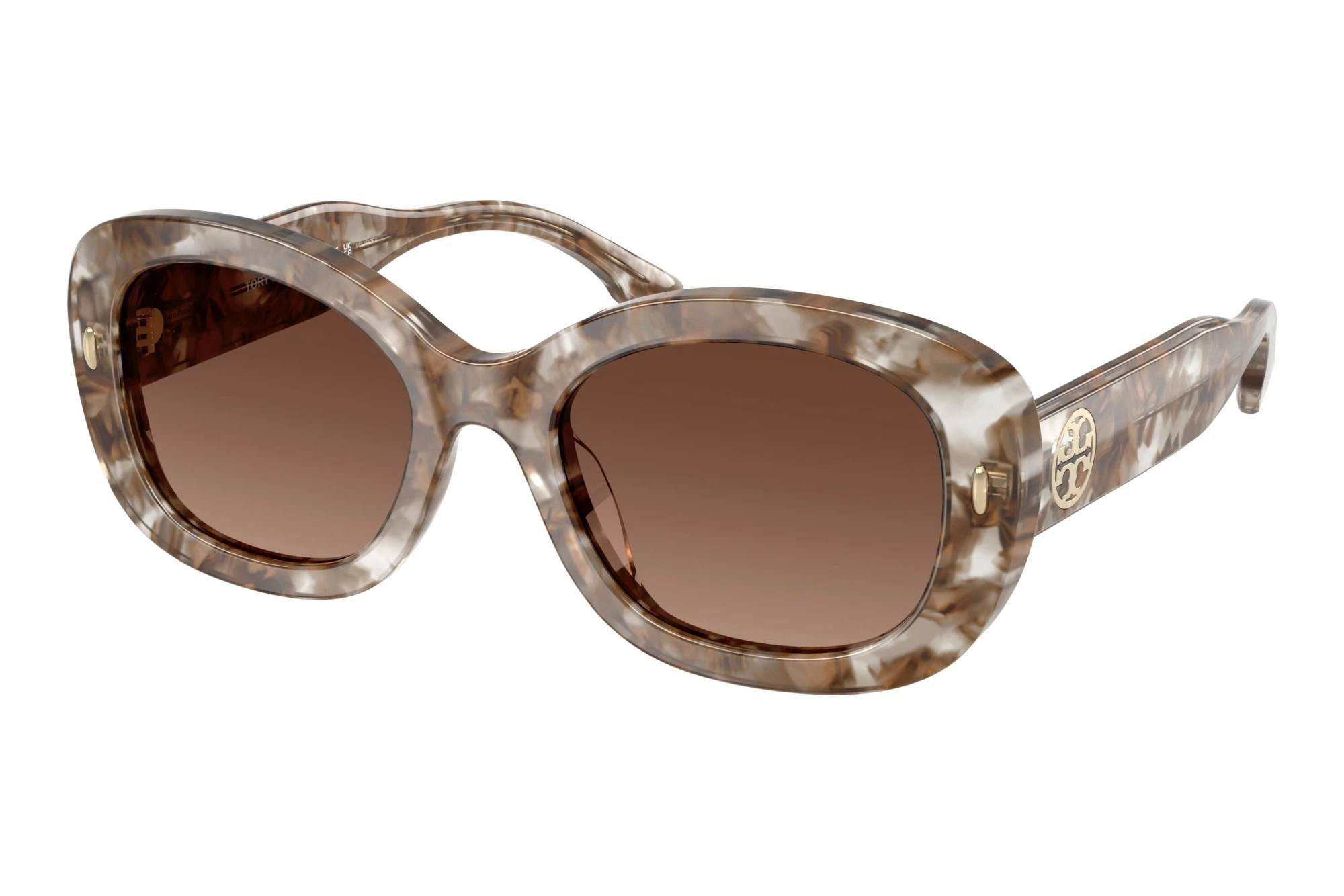 Tory Burch   TY7226U 2026T5 Polar Light Brown GradientTransparent Brown Tortoise