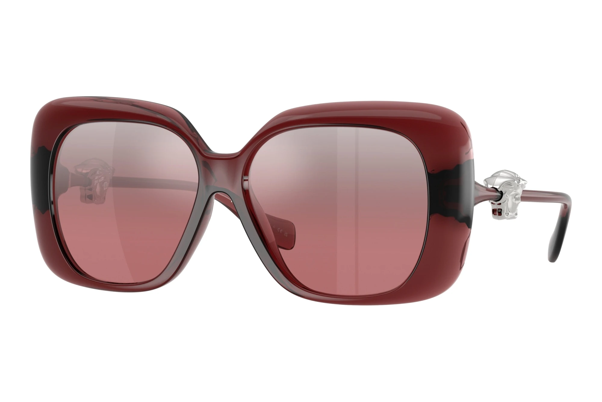 Versace   VE4499U 55397E Pink Mirror Silver GradientTransparent Red