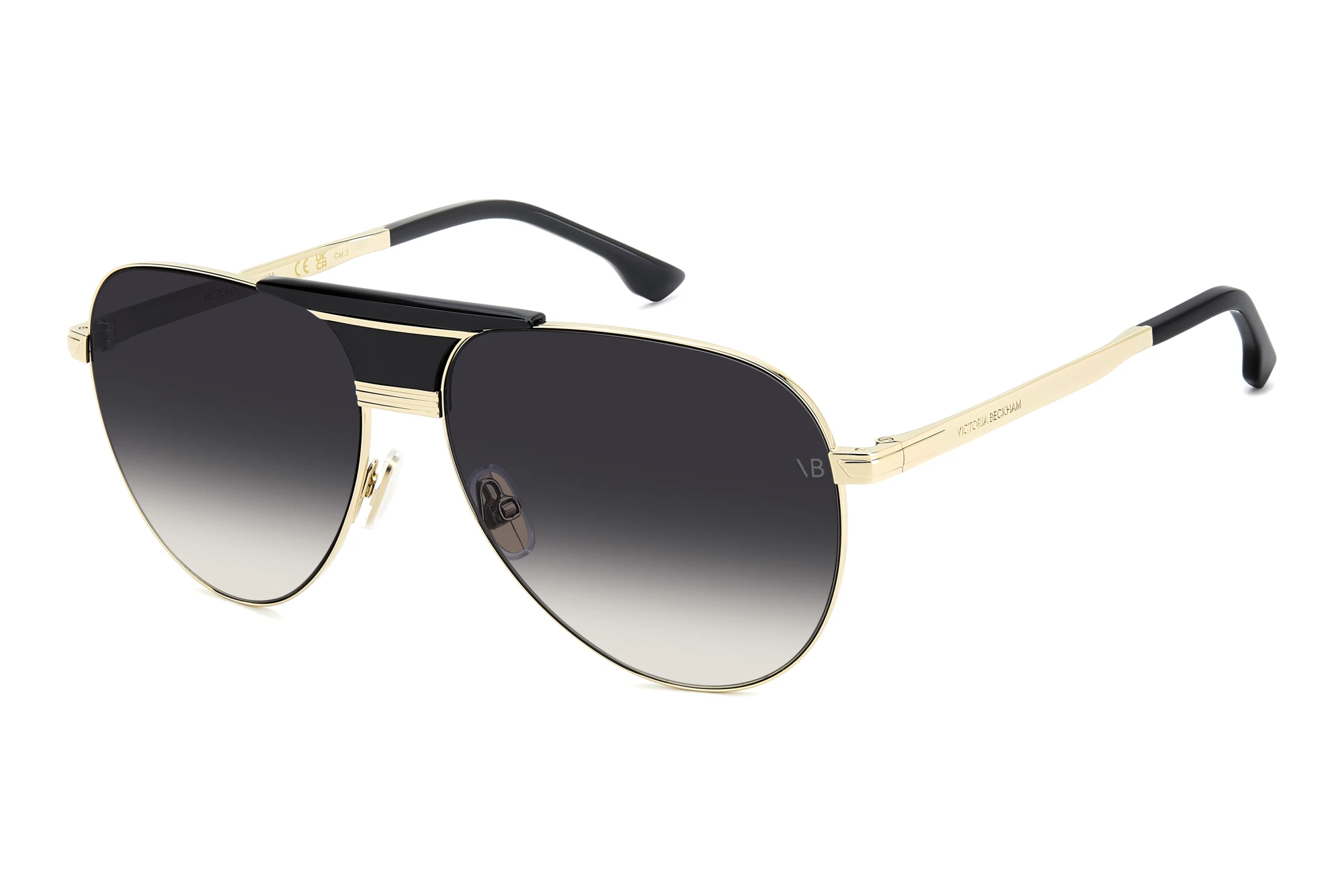 Victoria Beckham   VB 7016/S RHL/9O GREY SHADEDGOLD BLACK