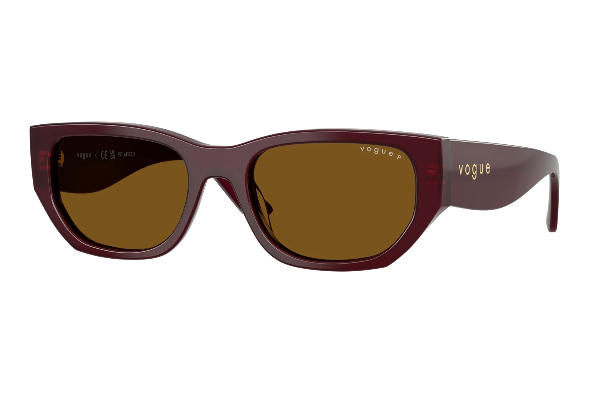 Vogue Eyewear   VO5586S 328483 Dark Brown PolarFull Bordeaux