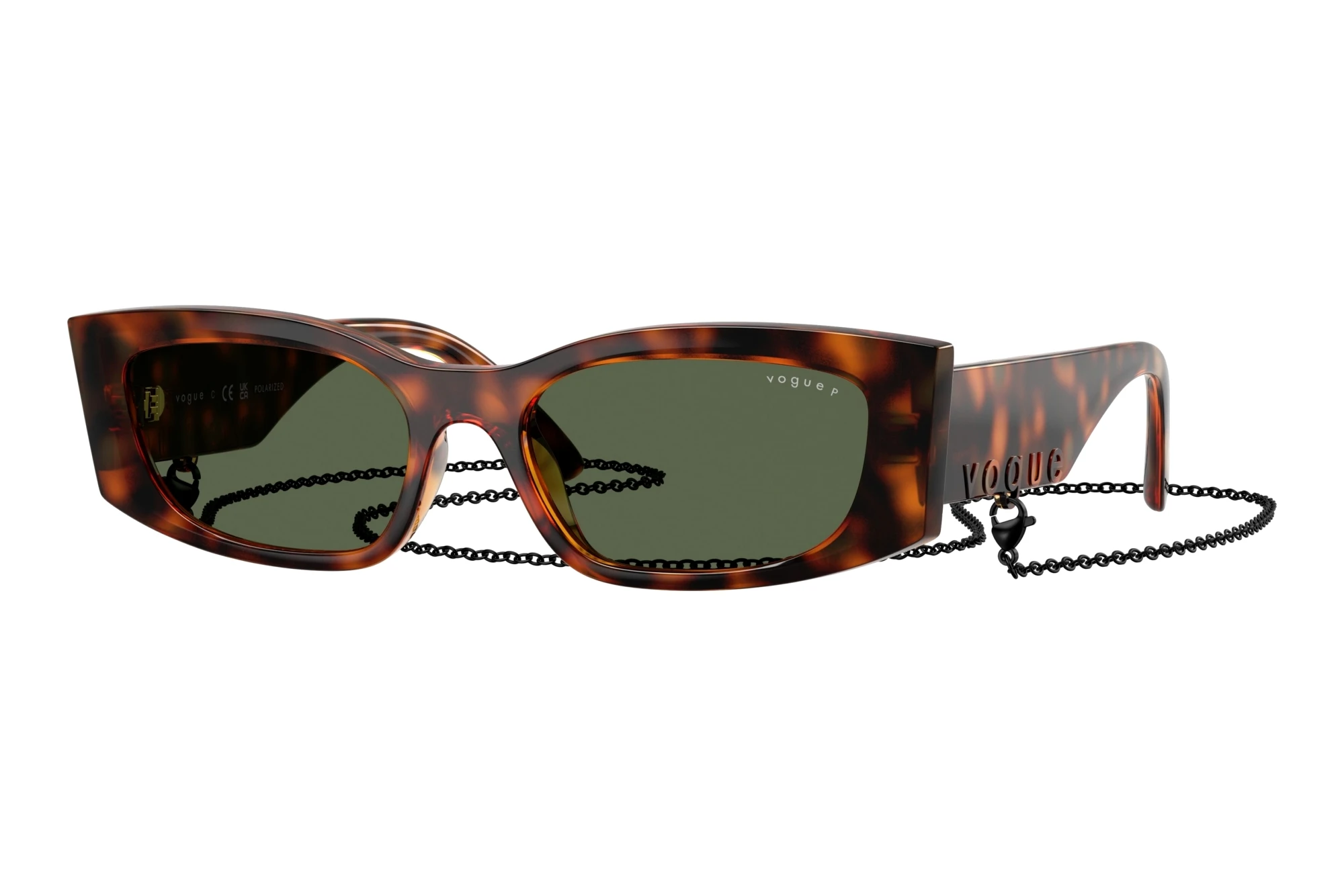 Vogue Eyewear   VO5655SU W6569A Dark Green PolarizedDark Havana