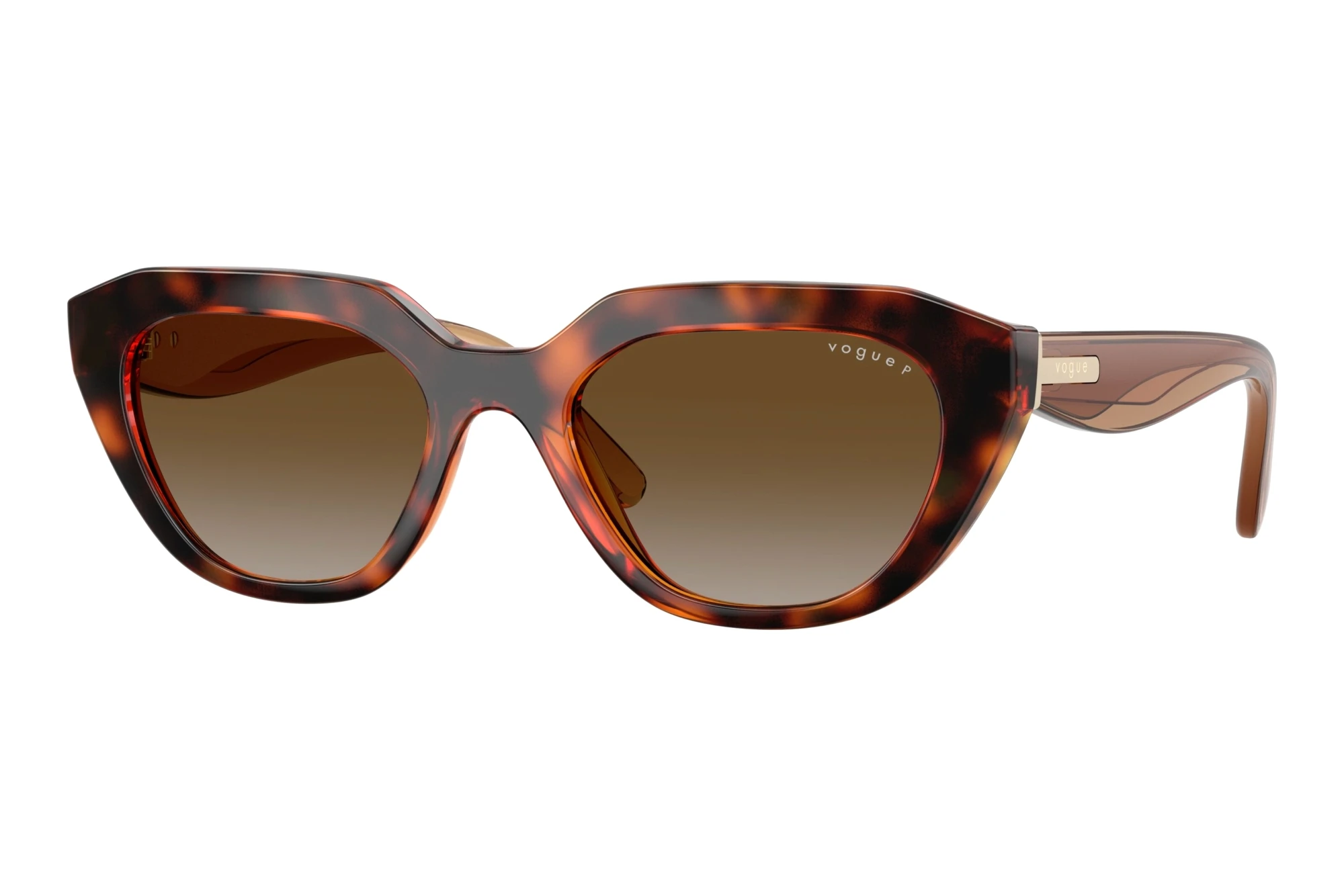 Vogue Eyewear   VO5711S W656T5 Gradient Brown PolarDark Havana
