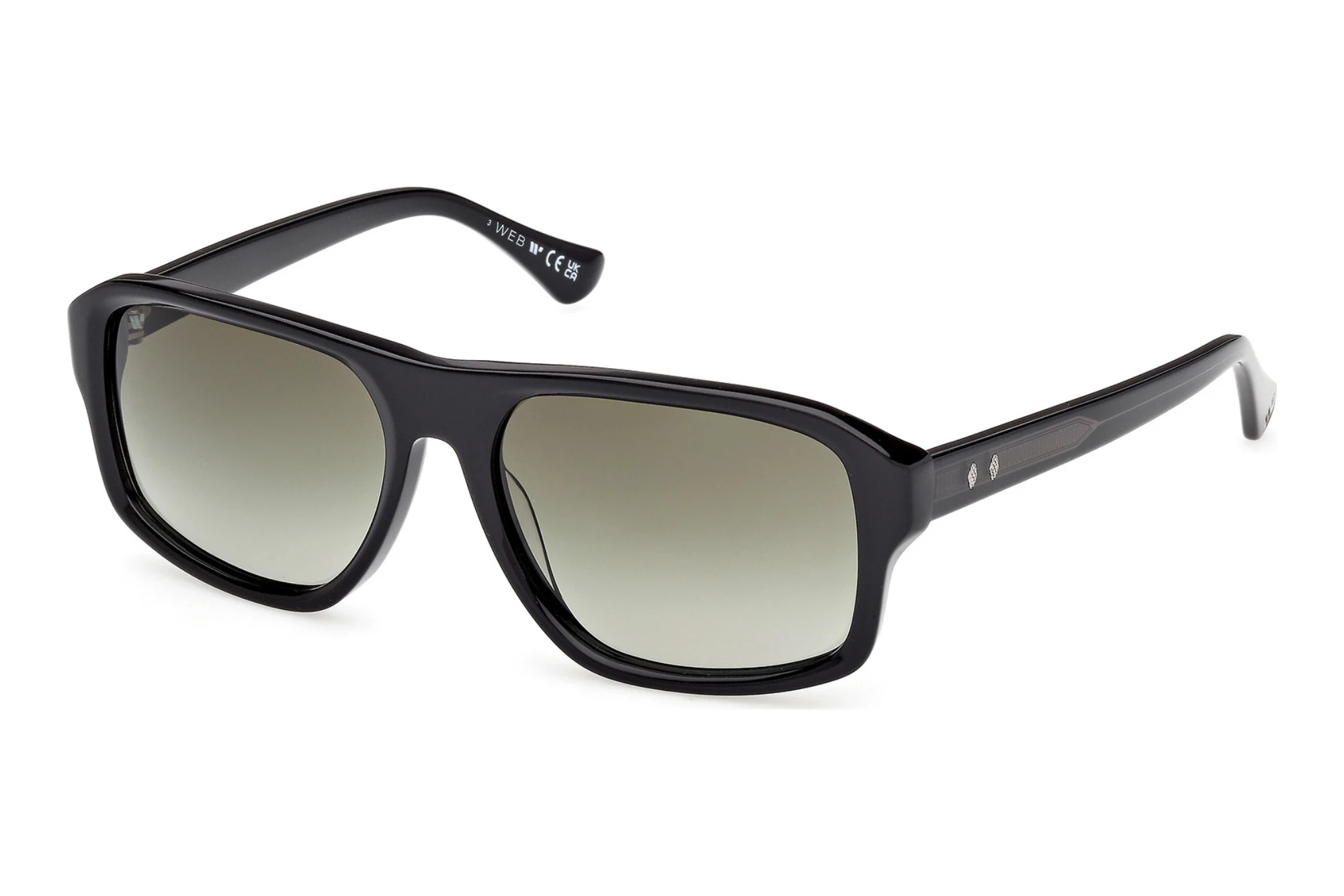 Web Eyewear   WE0393 01P grün verlaufendGlänzend Schwarz