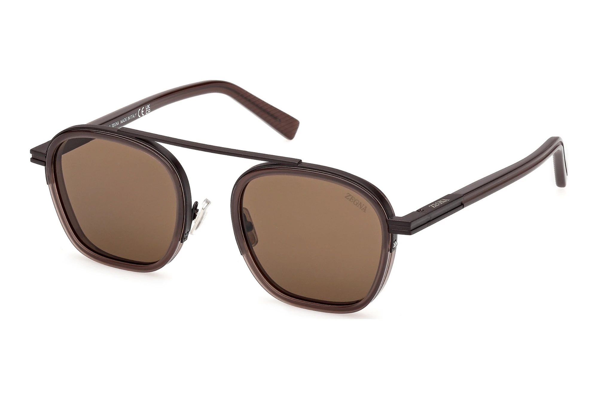 Zegna   EZ0231 48E braunGlänzend Dunkelbraun