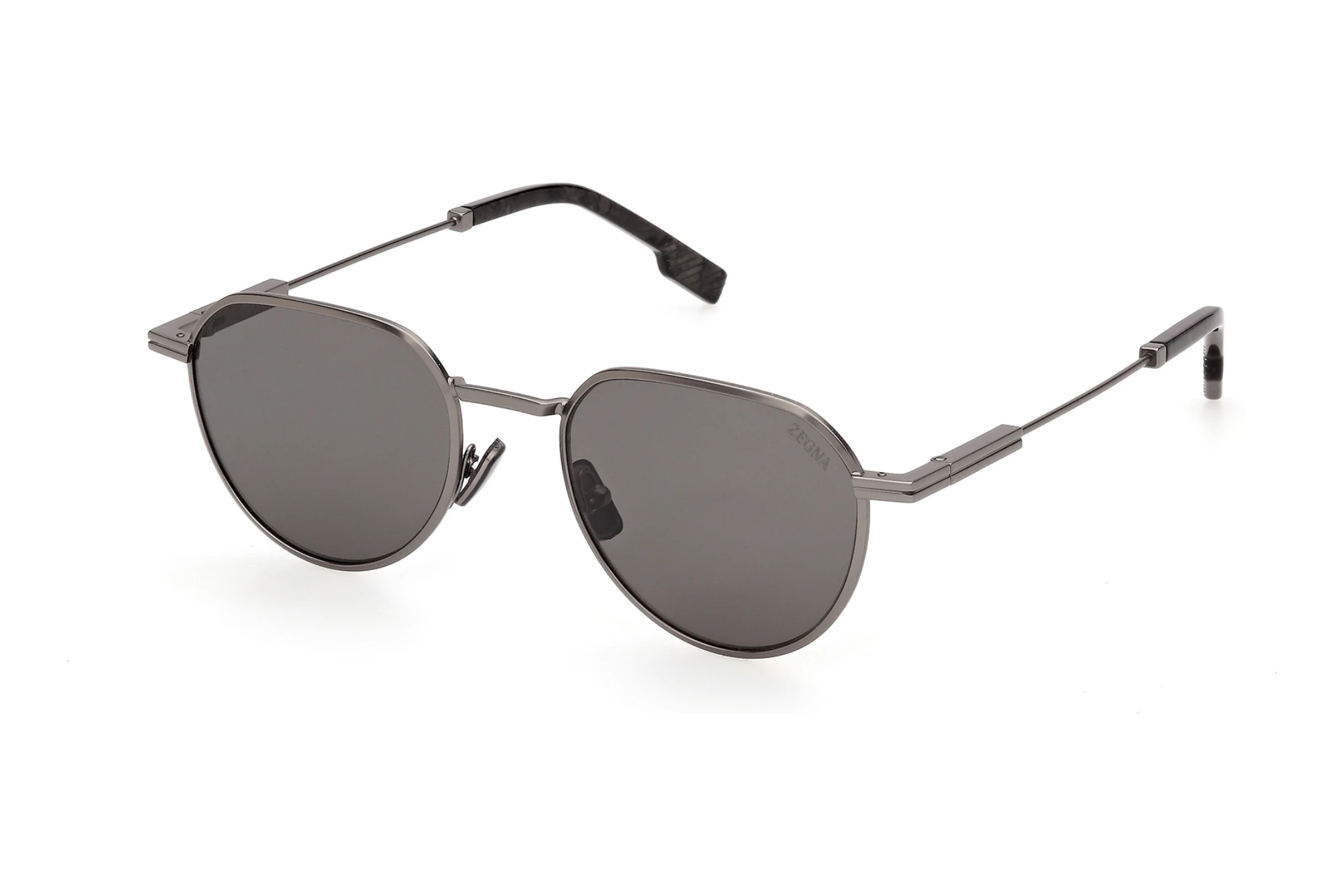 Zegna   EZ0297 08A grauGlänzend Gunmetal