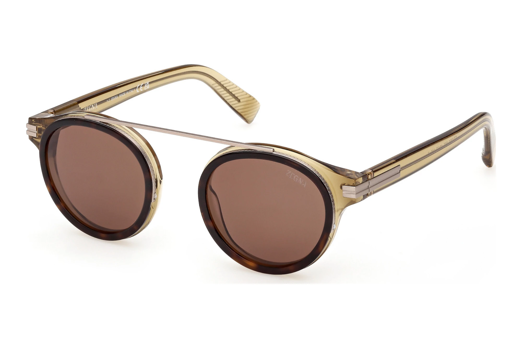 Zegna   EZ0300 56E braunHavanna/Einfarbig