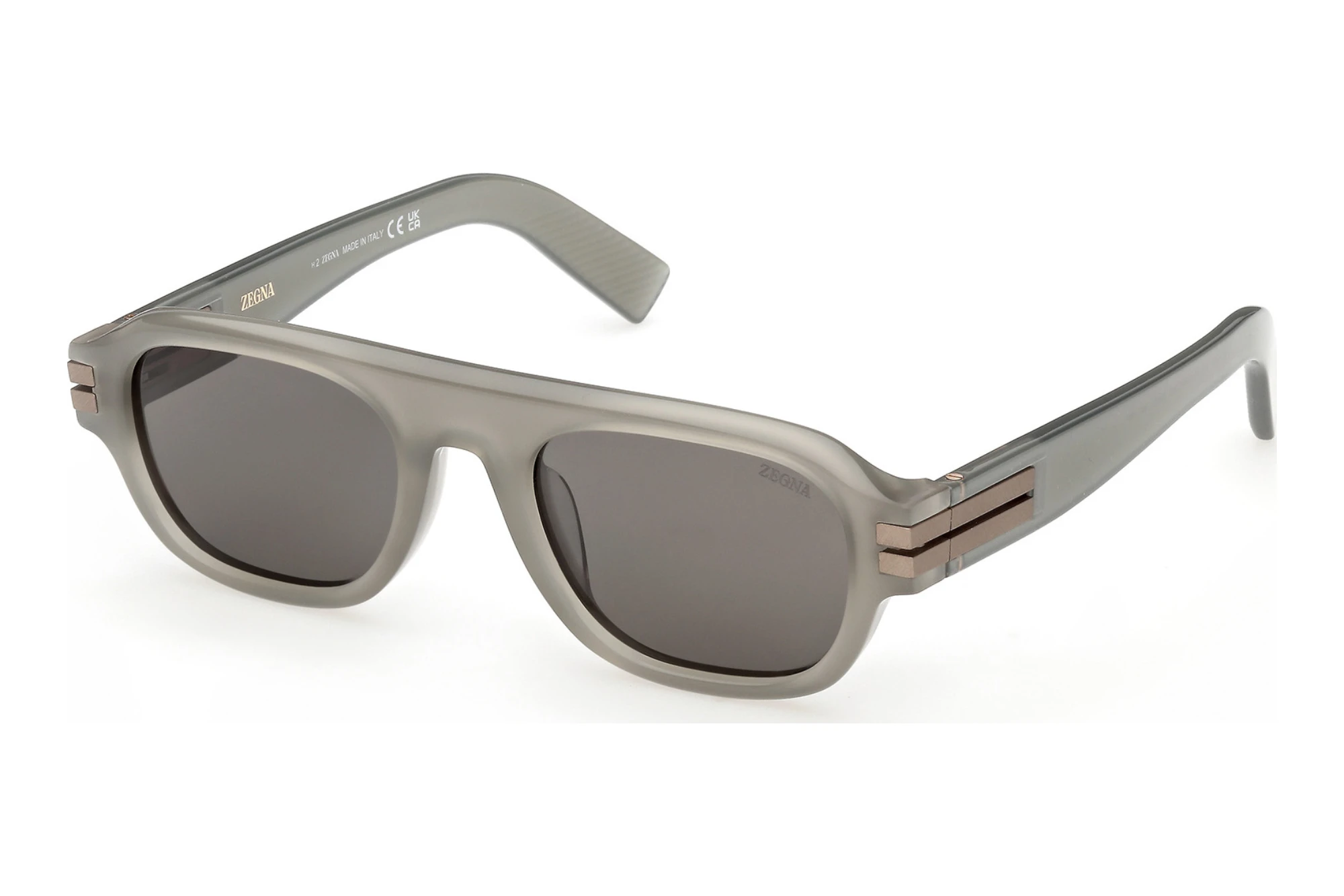 Zegna   EZ0304 20D grau polarisierendGlänzend Grau