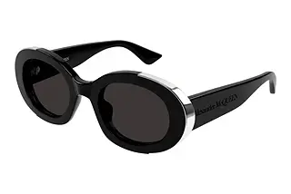 Alexander McQueen AM0445S 001 BLACK